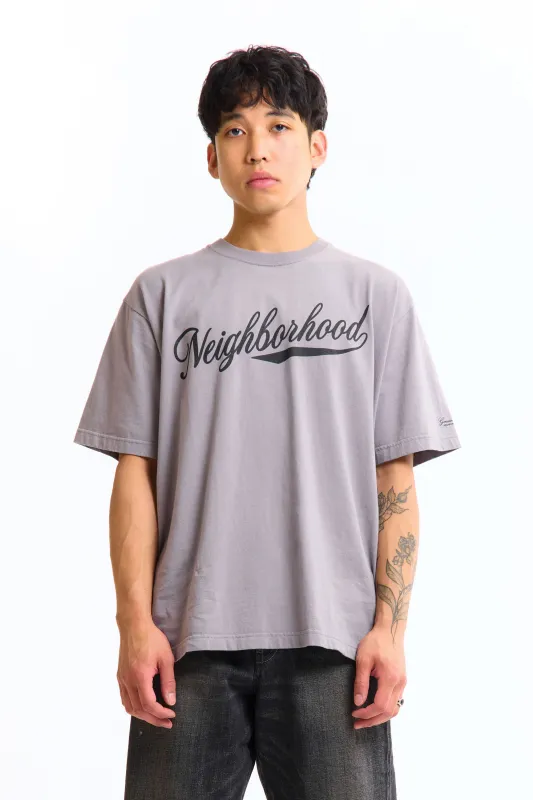 AW25 NH . TEE SS-2 GREY made by Neighborhood
