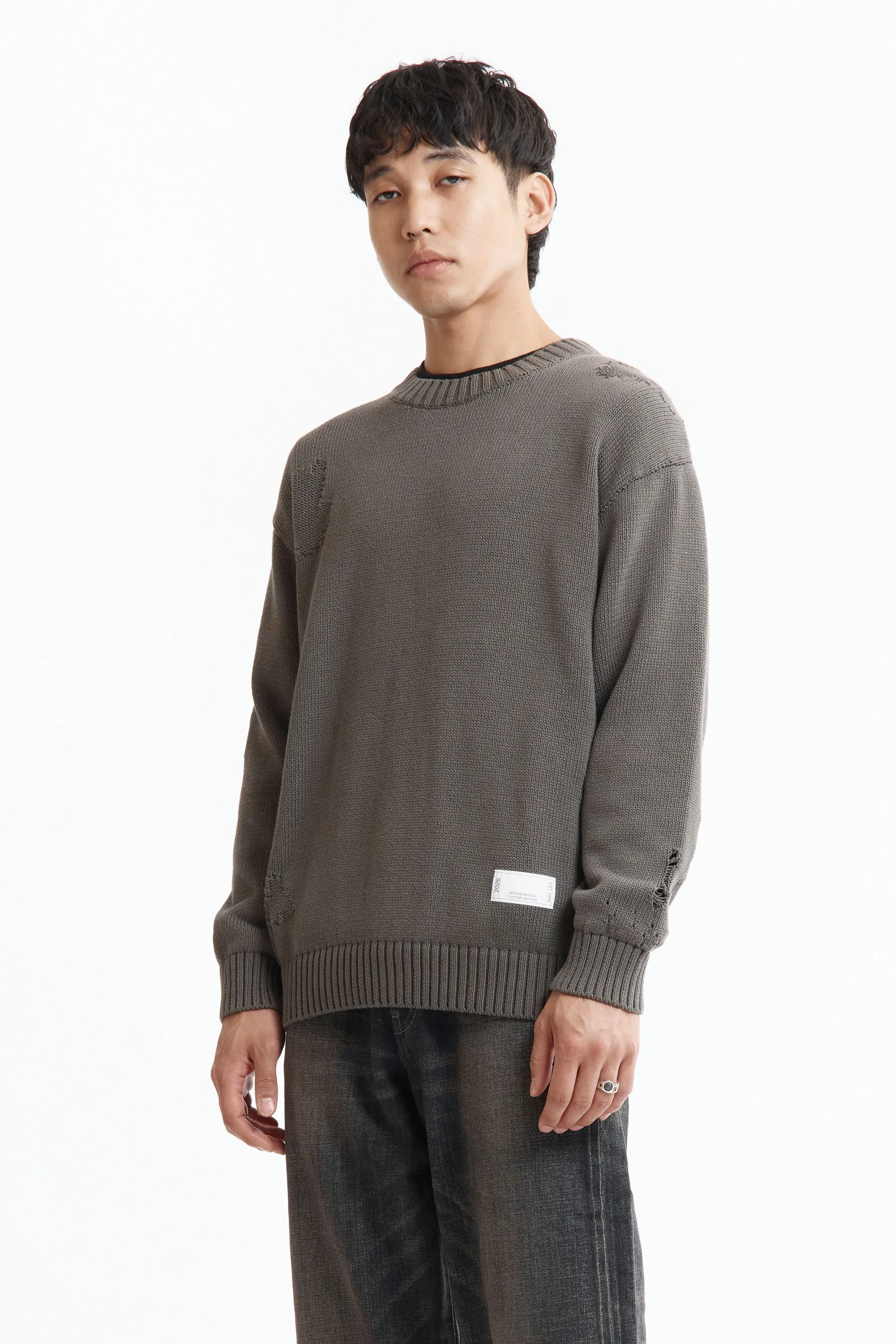 SS26 NH SAVAGE CREWNECK SWEATER CHARCOAL sold by Perks And Mini Pty Ltd (P.A.M.) product image thumbnail 2