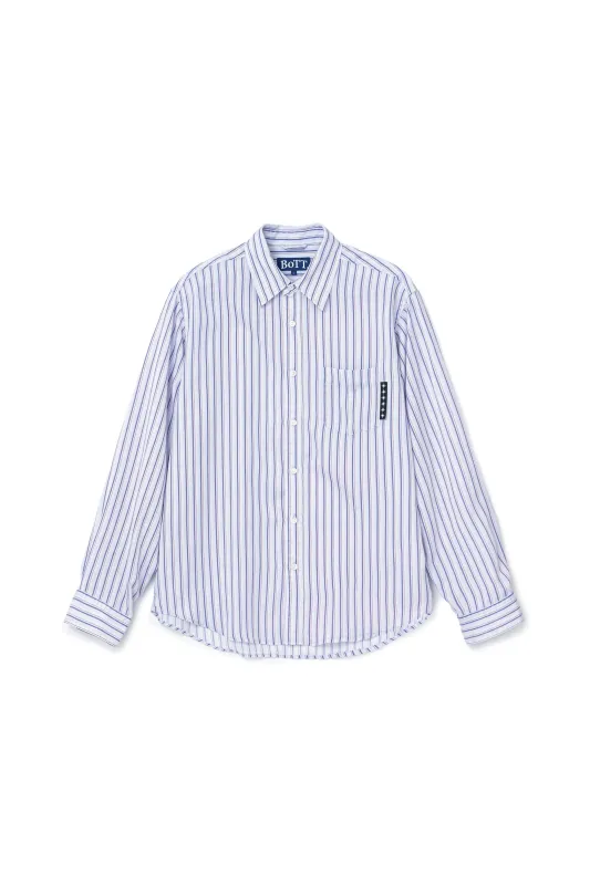 Printed Striped Shirt Blue made by Perks And Mini Pty Ltd (P.A.M.)