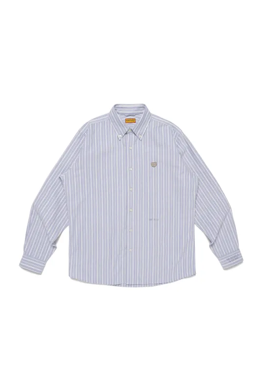 STRIPE OX B.D SHIRT BLUE made by Human Made