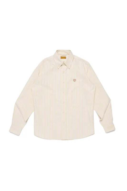STRIPE OX B.D SHIRT YELLOW made by Human Made
