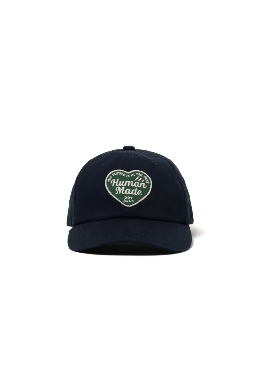 6PANEL TWILL HEART CAP NAVY made by Human Made