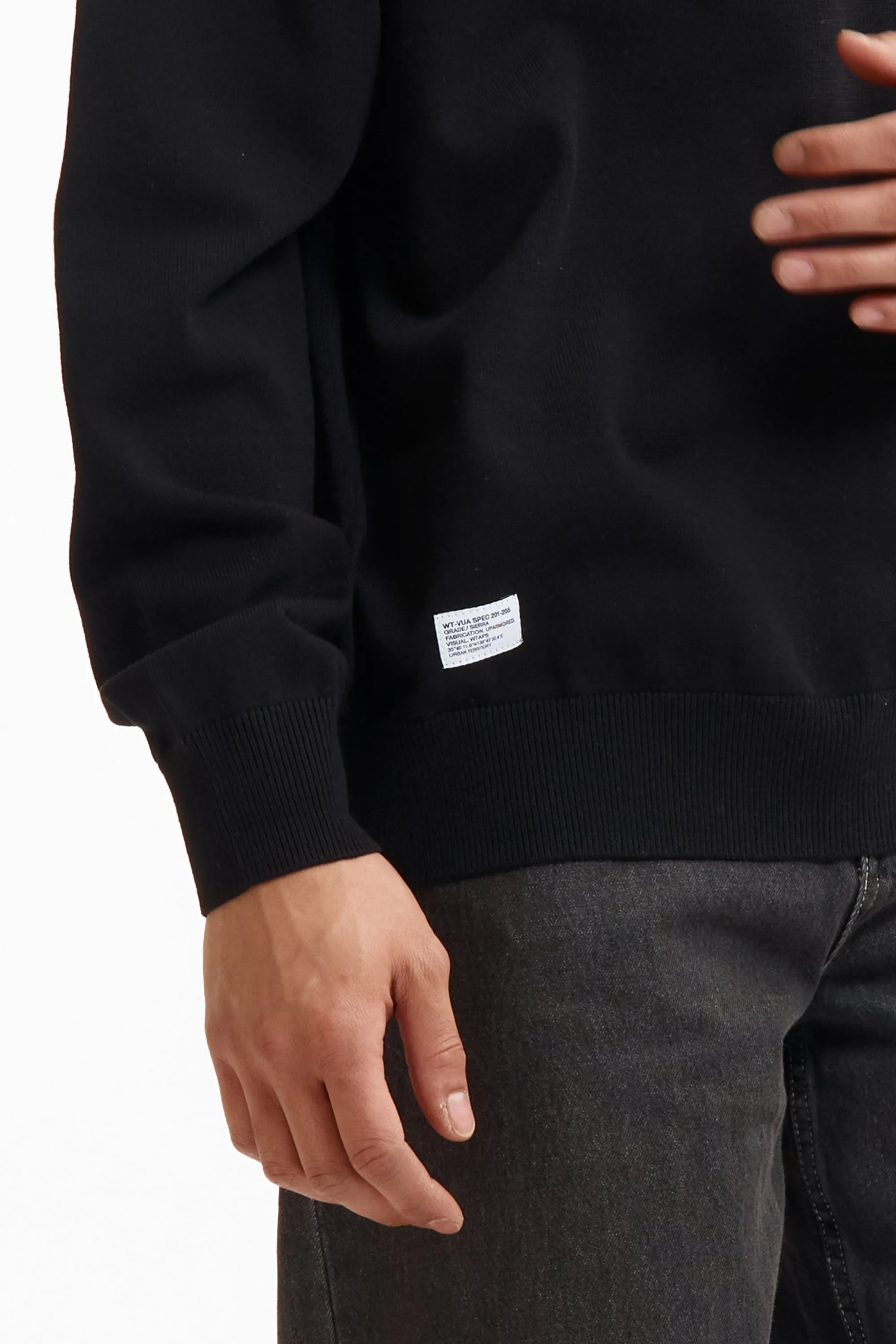 CREW NECK AFA SWEATER BLACK sold by Perks And Mini Pty Ltd (P.A.M.) product image thumbnail 3