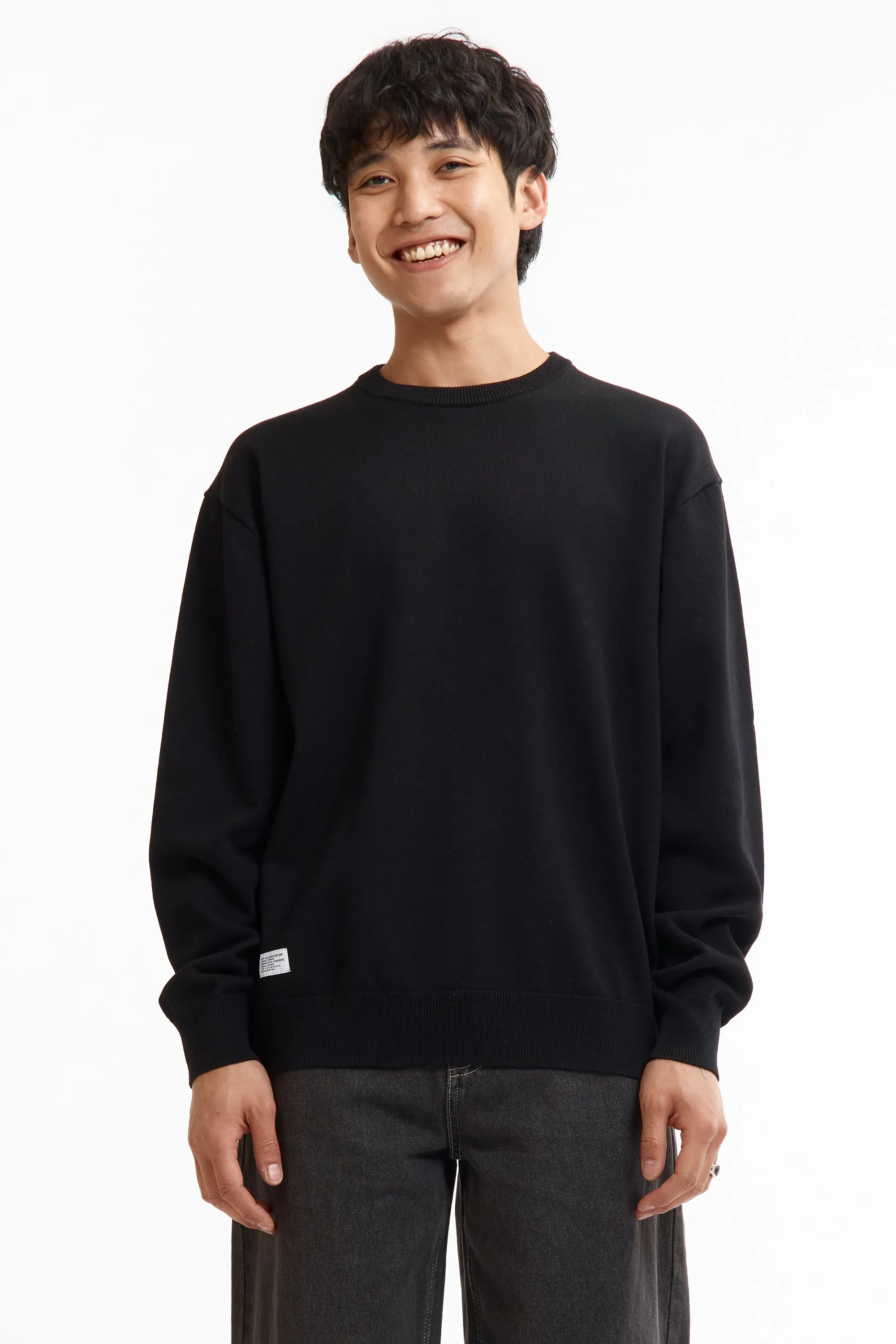 CREW NECK AFA SWEATER BLACK sold by Perks And Mini Pty Ltd (P.A.M.) product image thumbnail 2