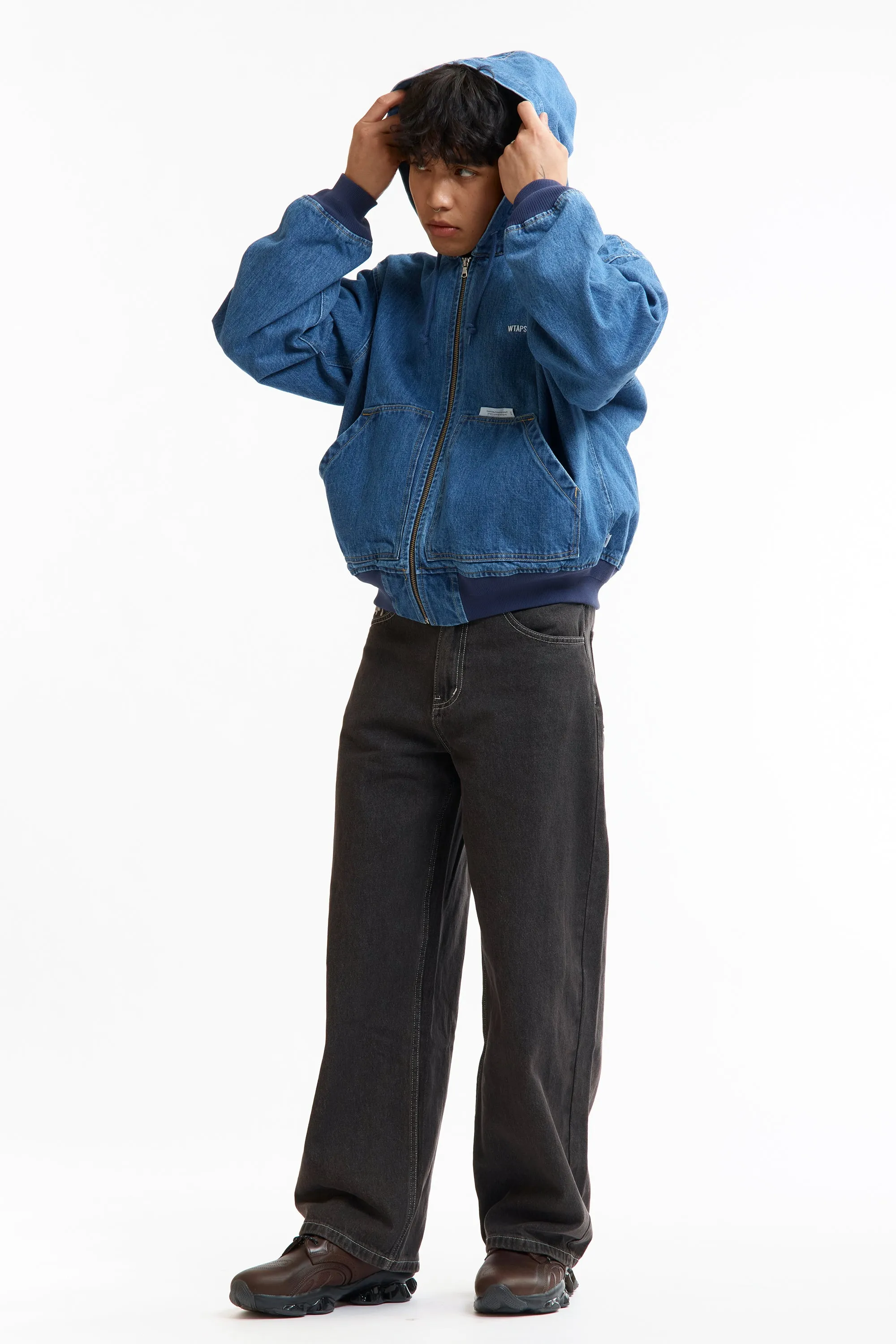 SS26 DENIM COTTON DOOM JACKET INDIGO sold by Perks And Mini Pty Ltd (P.A.M.) product image thumbnail 3