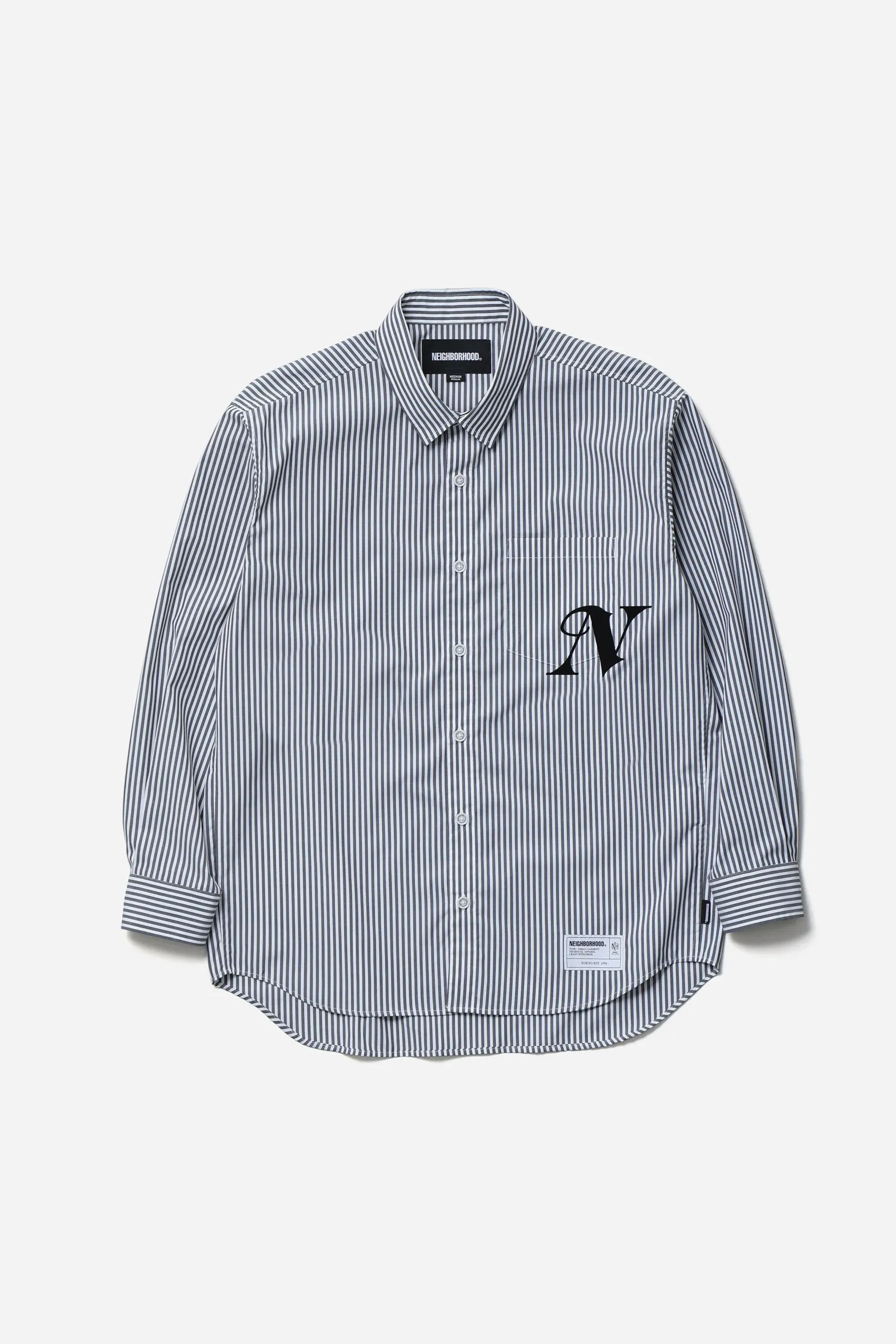 SS26 NH STRIPE SHIRT LS BLACK sold by Perks And Mini Pty Ltd (P.A.M.) product image thumbnail 5