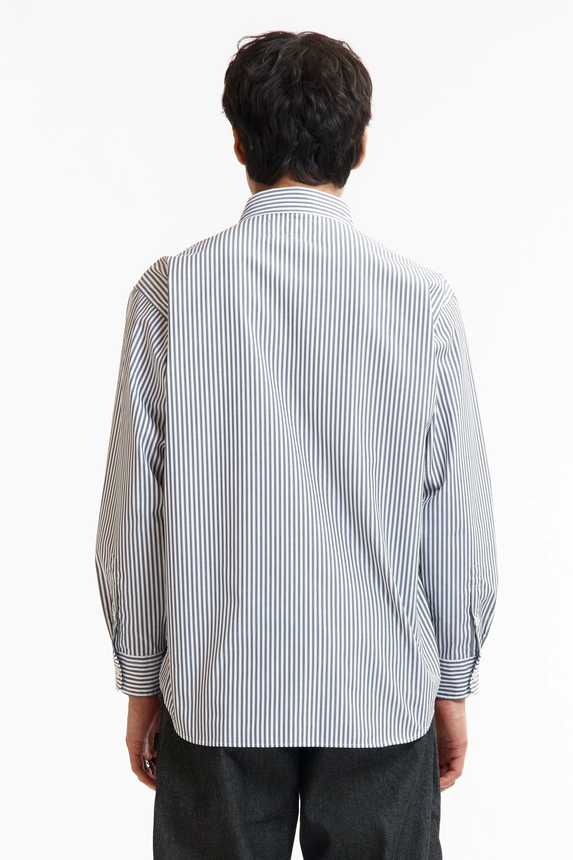 SS26 NH STRIPE SHIRT LS BLACK sold by Perks And Mini Pty Ltd (P.A.M.) product image thumbnail 4