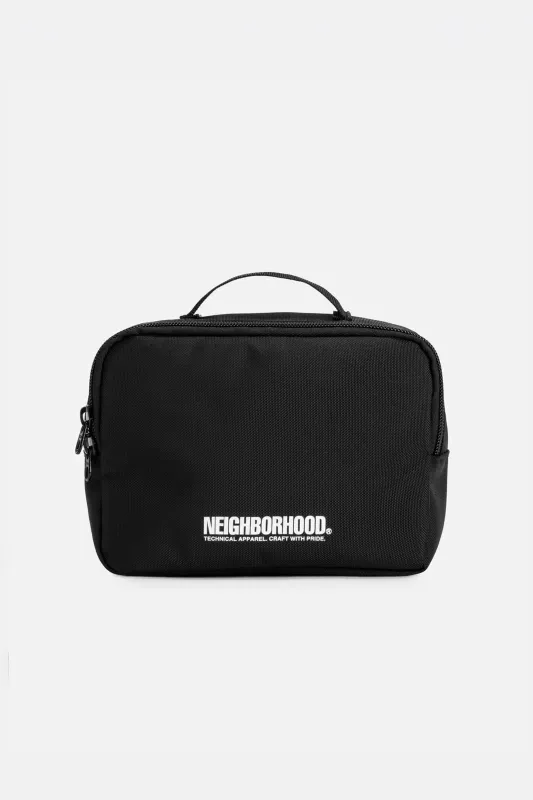 TRAVEL POUCH-S BLACK made by Neighborhood