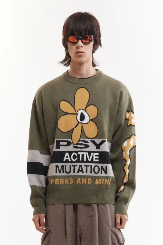 WORLD MELT KNIT CREWNECK made by Perks And Mini Pty Ltd (P.A.M.)