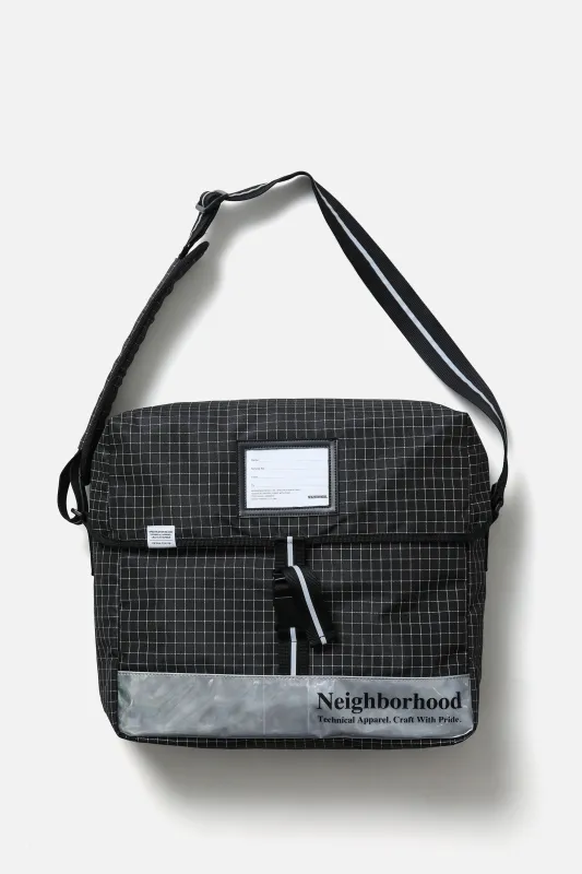 REFLECTIVE MESSENGER SHOULDER BAG made by Neighborhood
