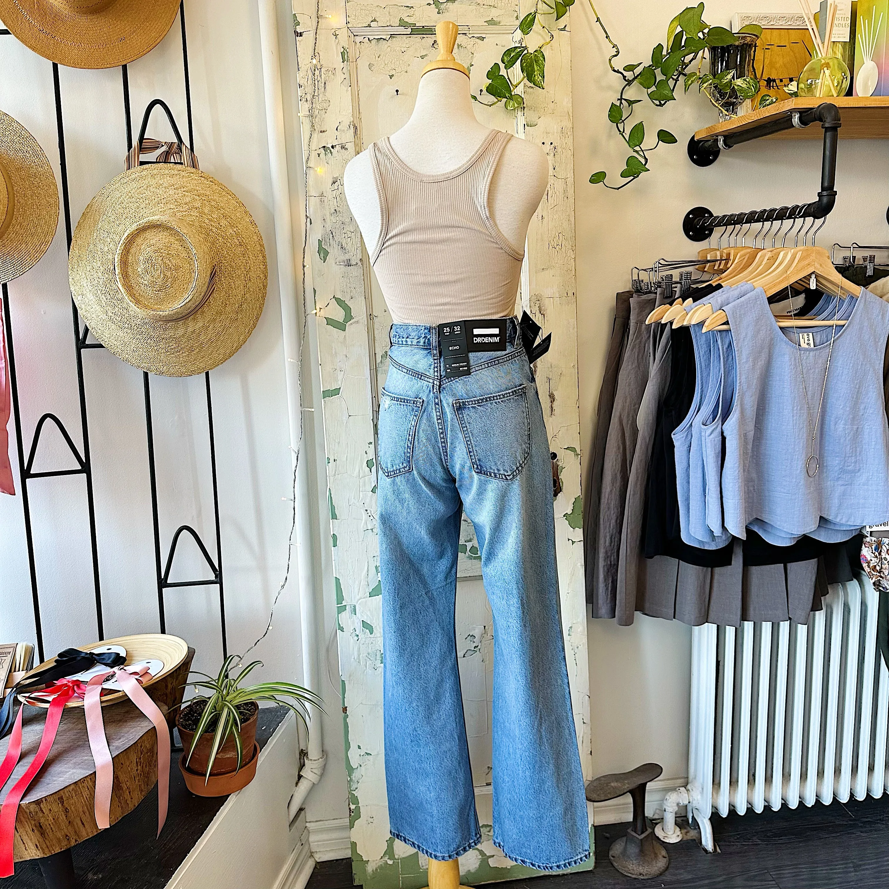 Dr. Denim // Echo Straight Leg Jeans Blue Jay sold by Coal Miner's Daughter product image thumbnail 3