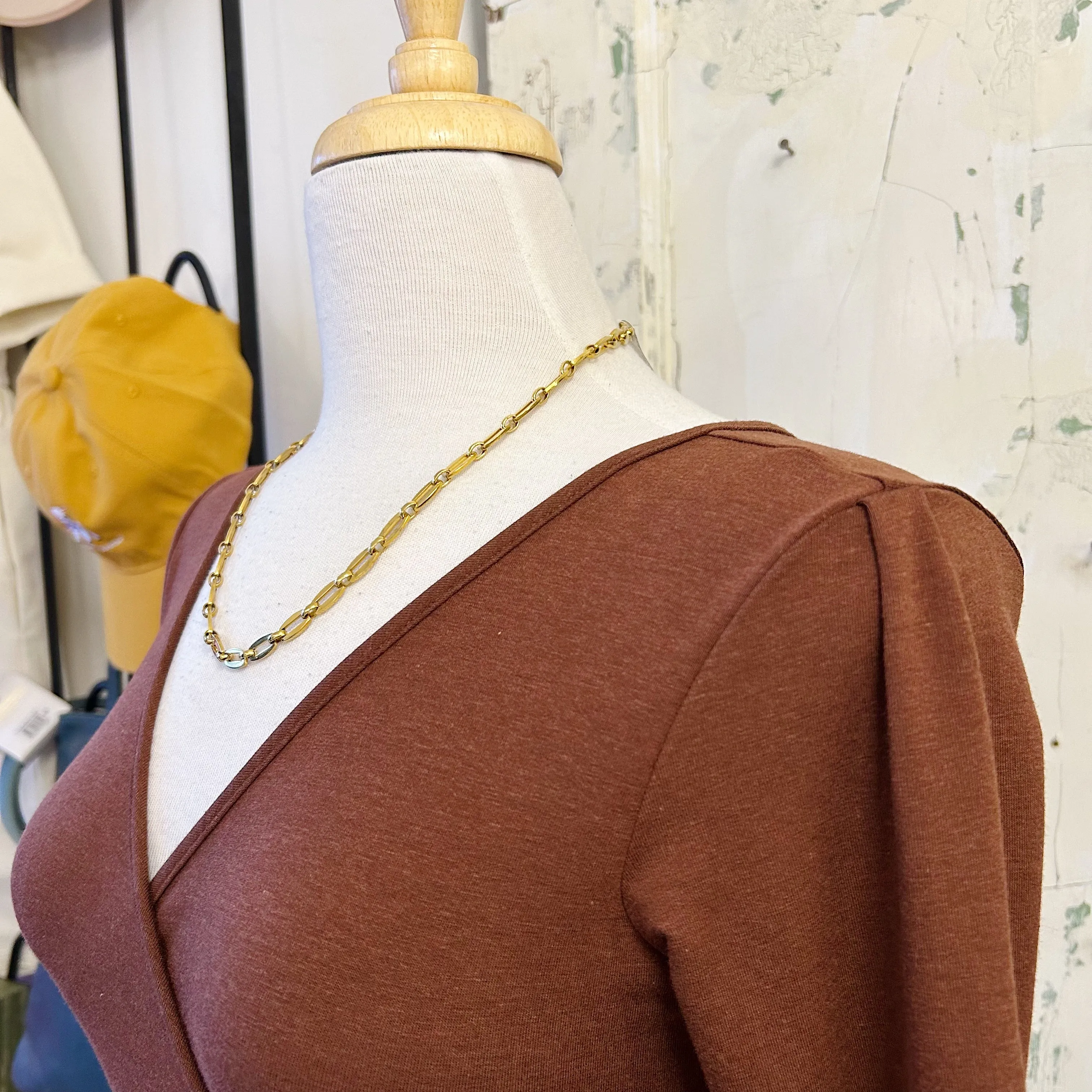 Meemoza // Lara Top Cognac sold by Coal Miner's Daughter product image thumbnail 4