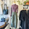 Pink Martini // Rosalie Pants Sage sold by Coal Miner's Daughter