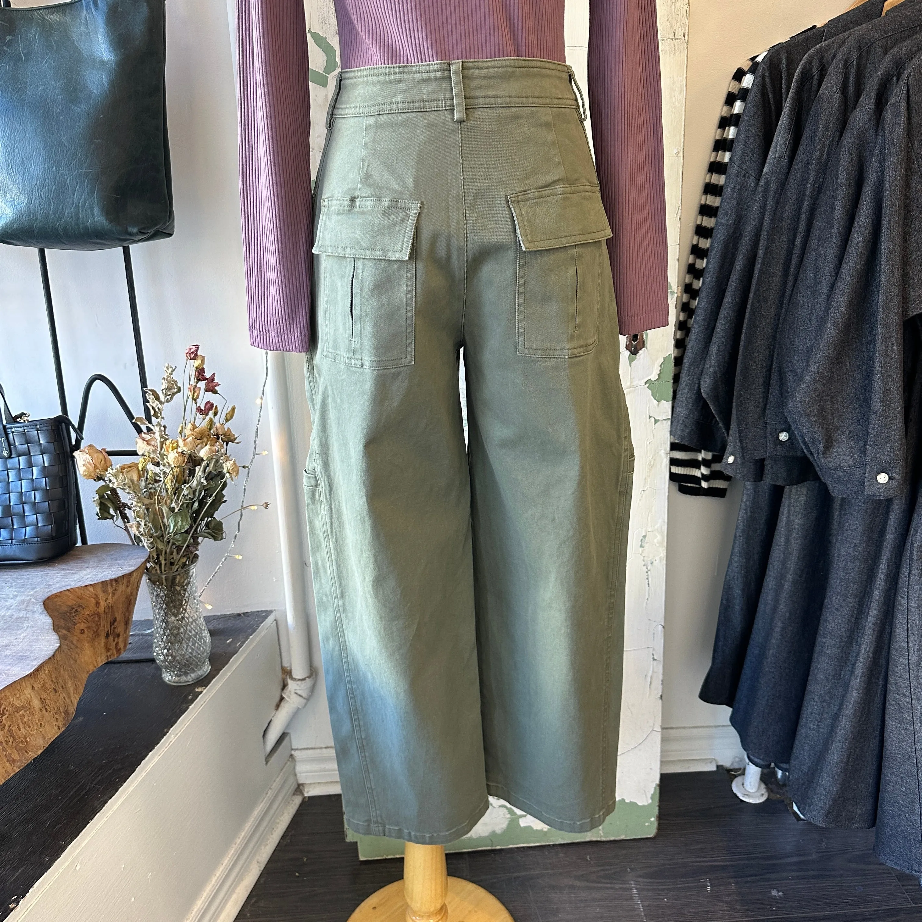 Pink Martini // Rosalie Pants Sage sold by Coal Miner's Daughter product image thumbnail 5