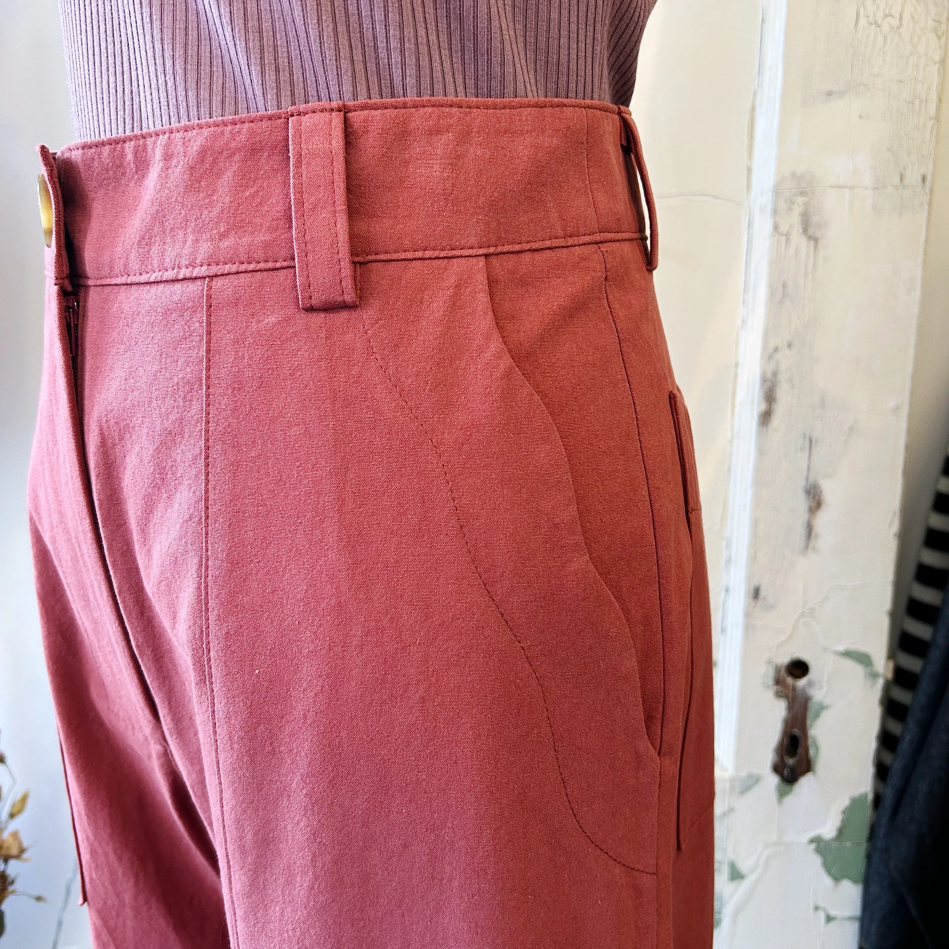 Birds of North America // Illadopsis Pants Rosewood sold by Coal Miner's Daughter product image thumbnail 4