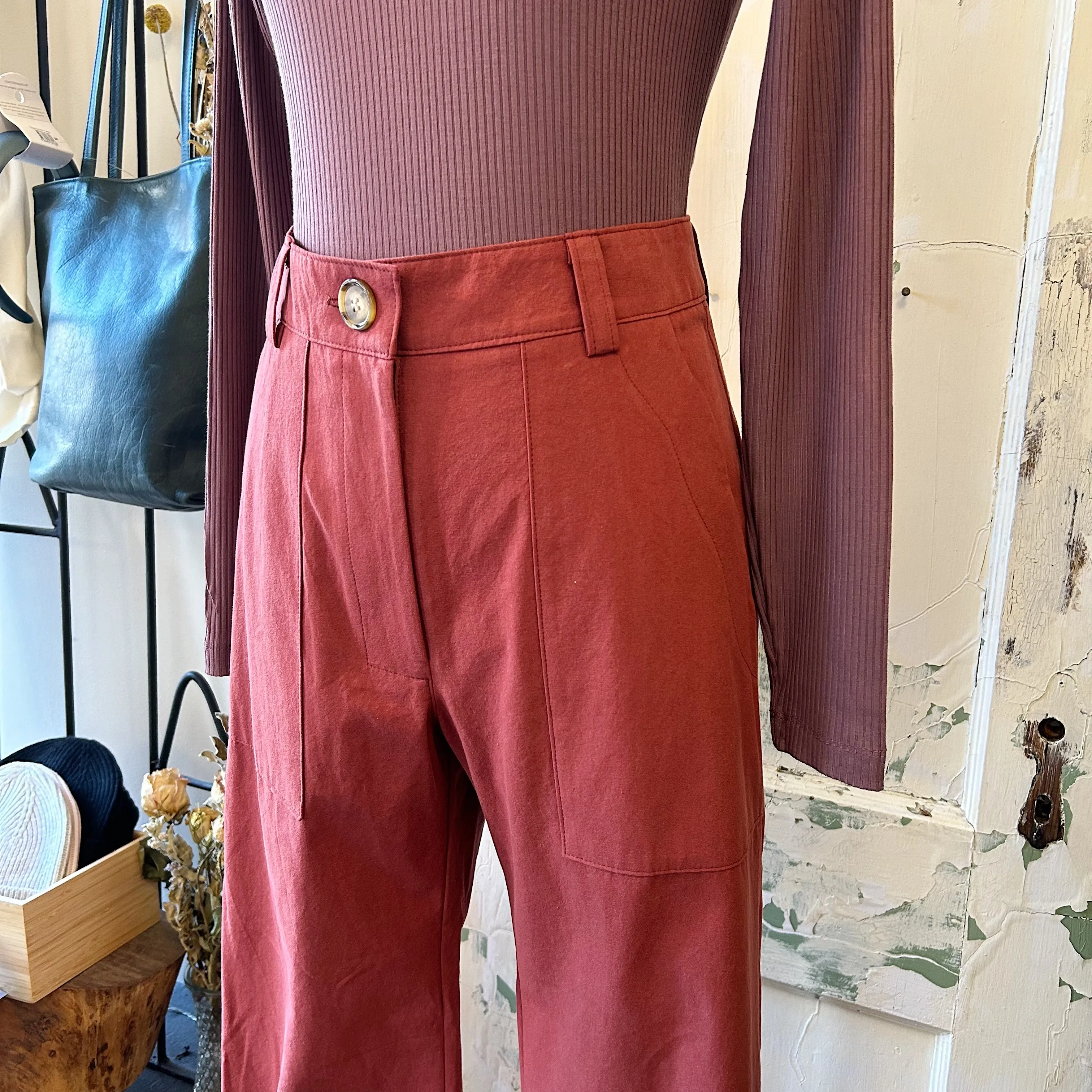 Birds of North America // Illadopsis Pants Rosewood sold by Coal Miner's Daughter product image thumbnail 3