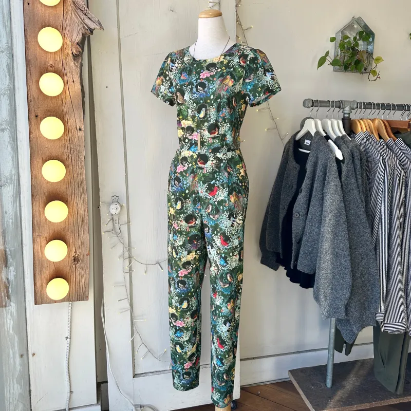 Birds of North America // Auk Jumpsuit Aviary sold by Coal Miner's Daughter