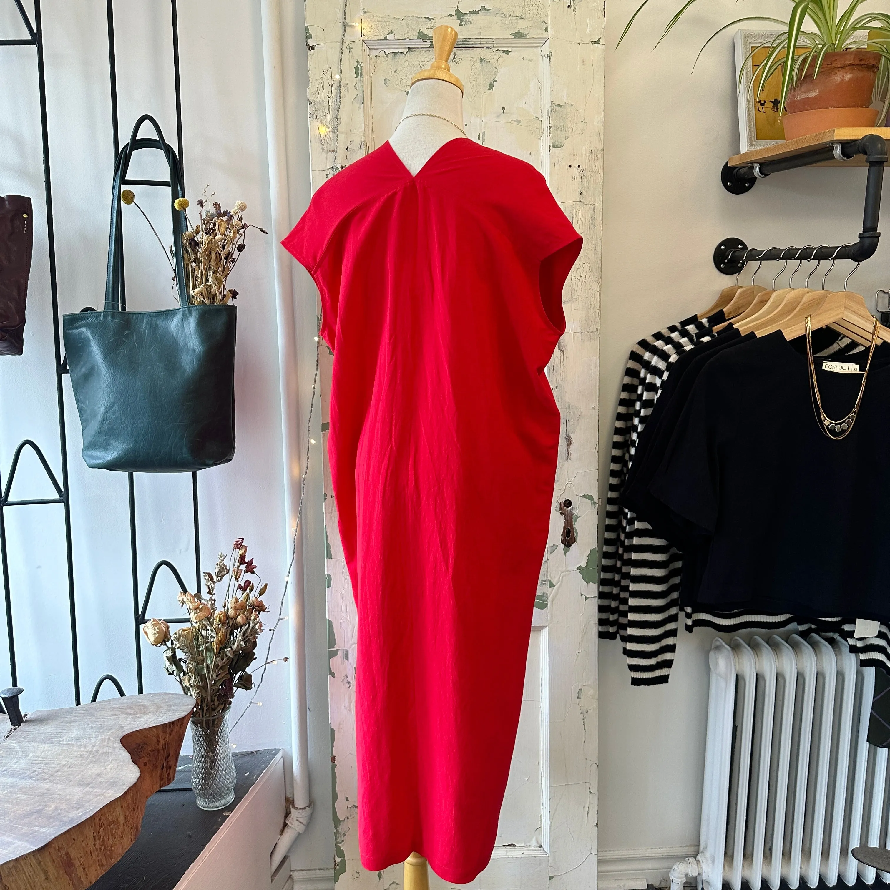 Ursa Minor // Genny Dress Red sold by Coal Miner's Daughter product image thumbnail 4