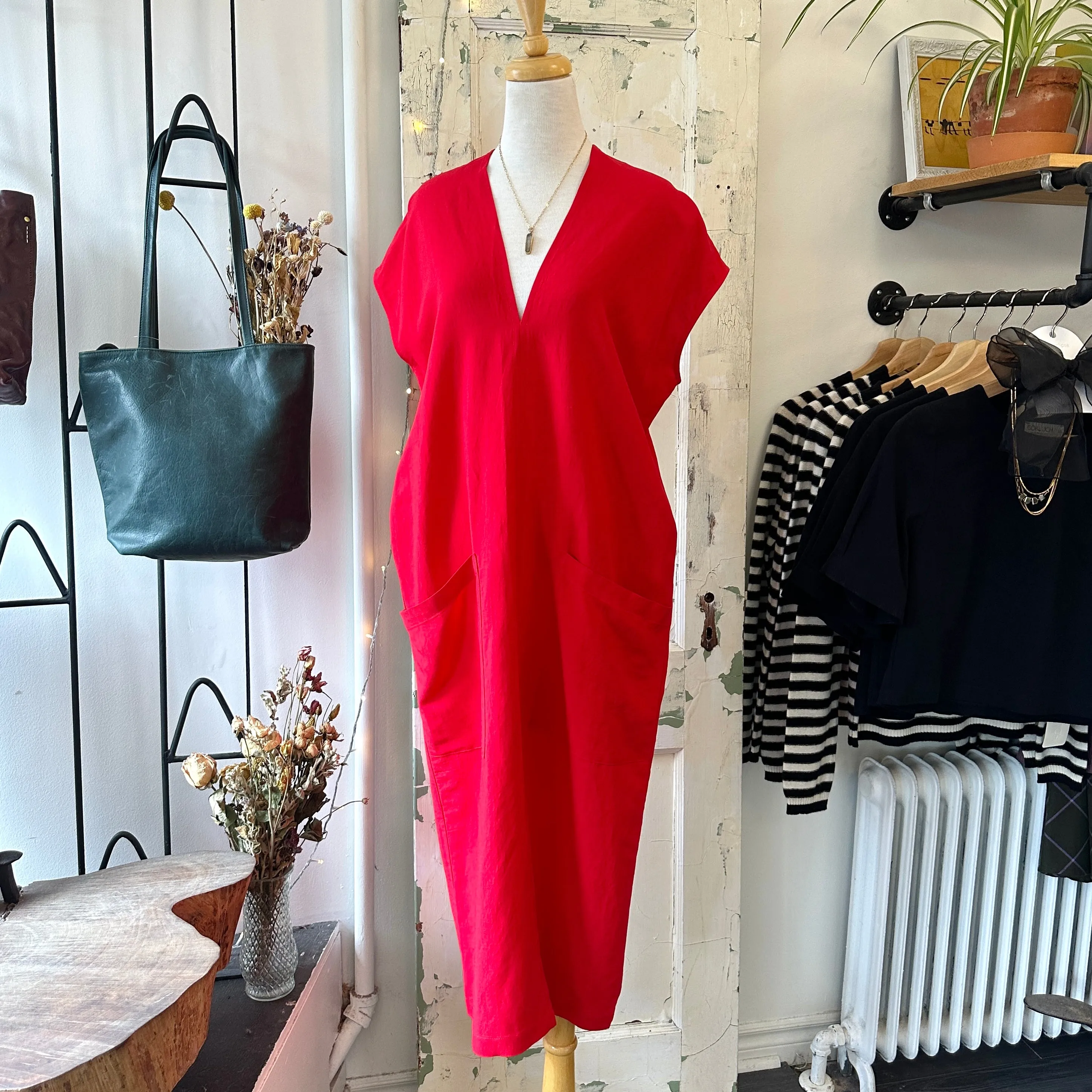 Ursa Minor // Genny Dress Red sold by Coal Miner's Daughter