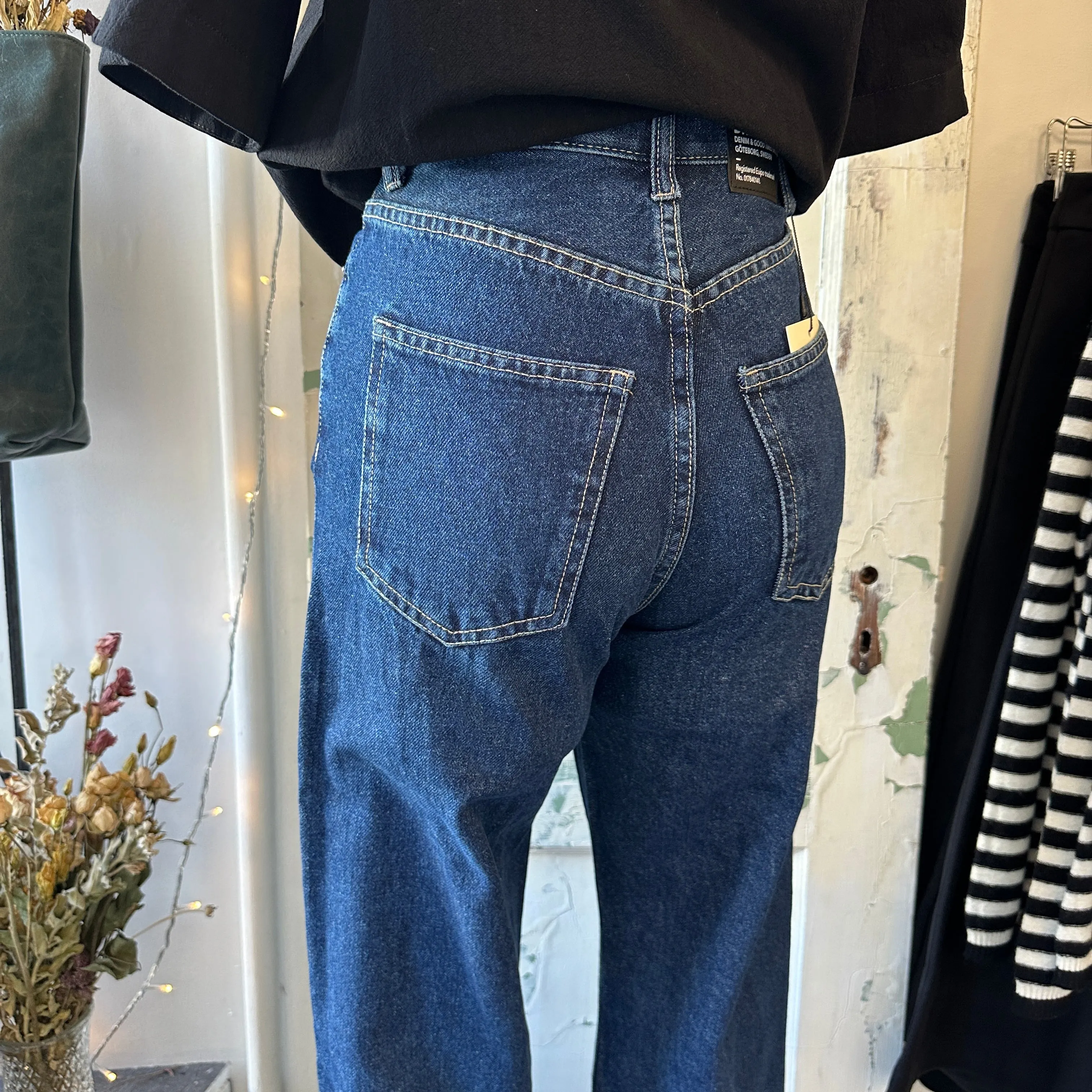 Dr. Denim // Echo Straight Leg Jeans Pebble Dark Retro sold by Coal Miner's Daughter product image thumbnail 5