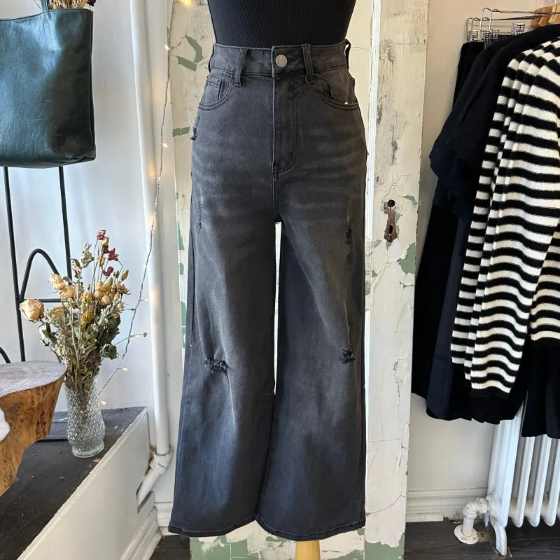 Pink Martini // Rory Denim Black sold by Coal Miner's Daughter