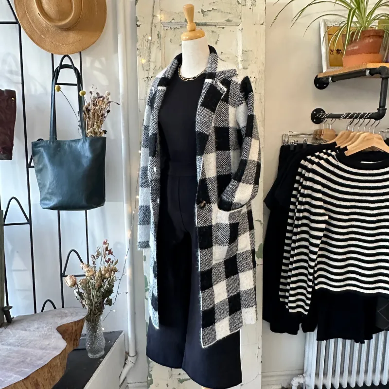 Pink Martini // Levi Coat Black sold by Coal Miner's Daughter