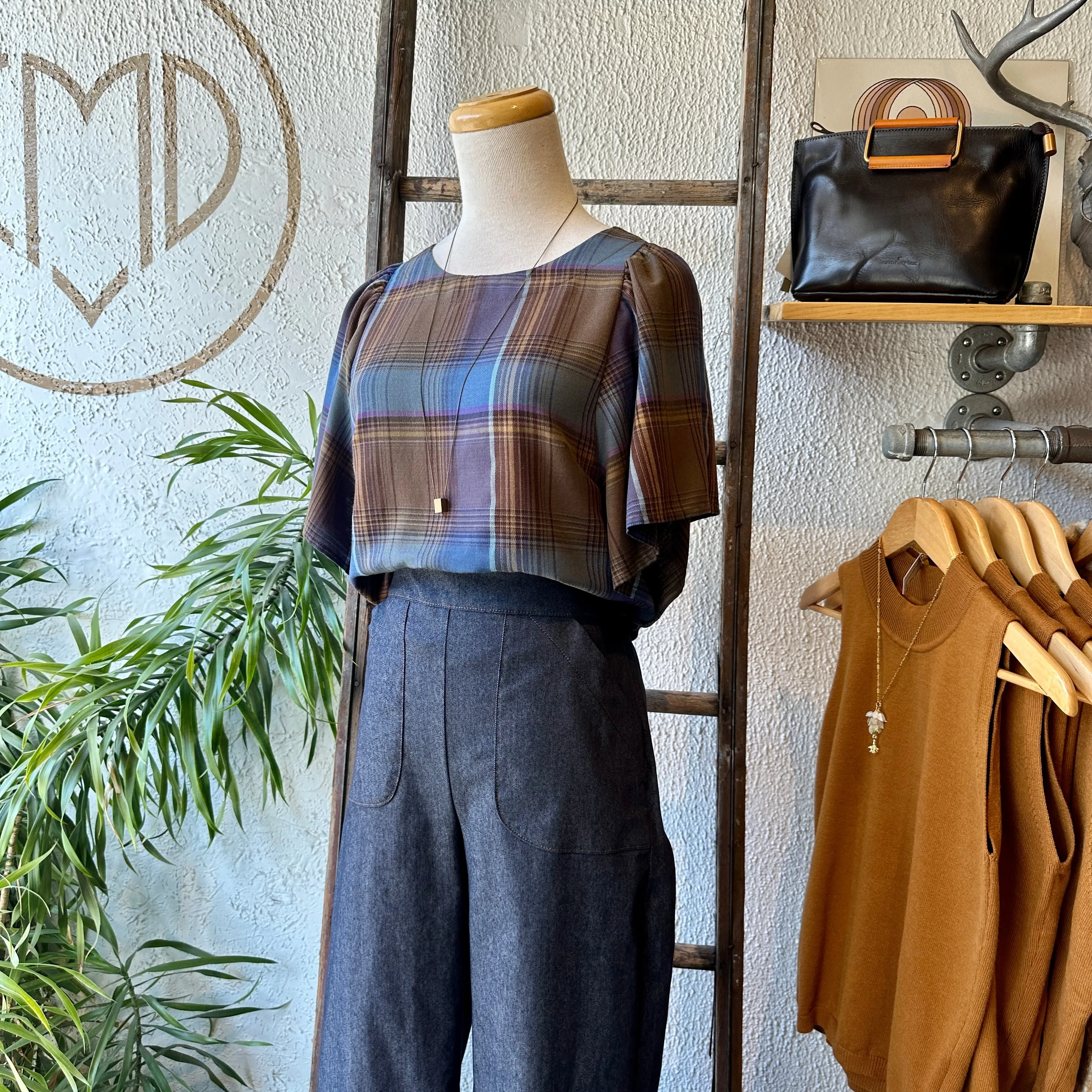Cokluch // Divine Top Plaid sold by Coal Miner's Daughter