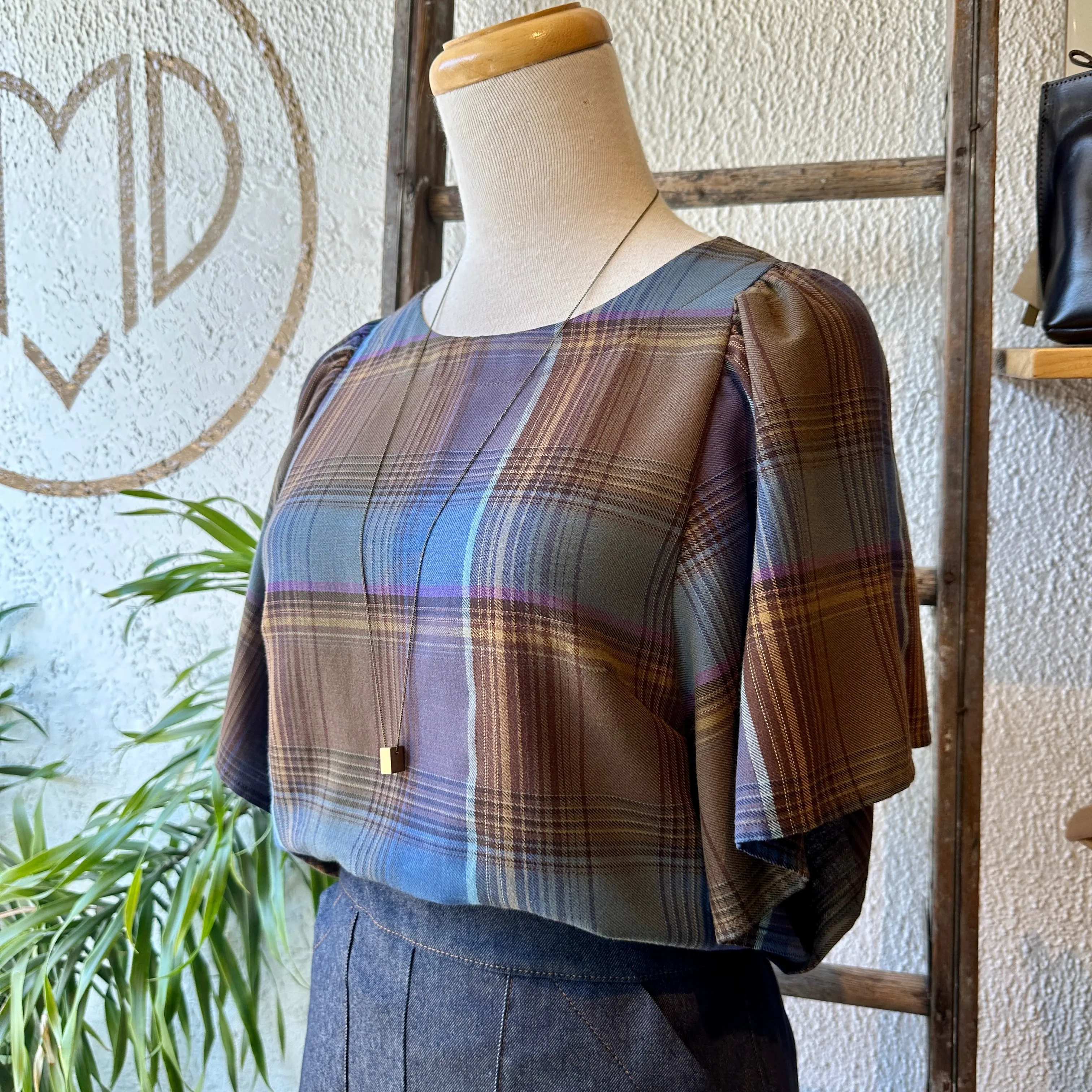 Cokluch // Divine Top Plaid sold by Coal Miner's Daughter product image thumbnail 4