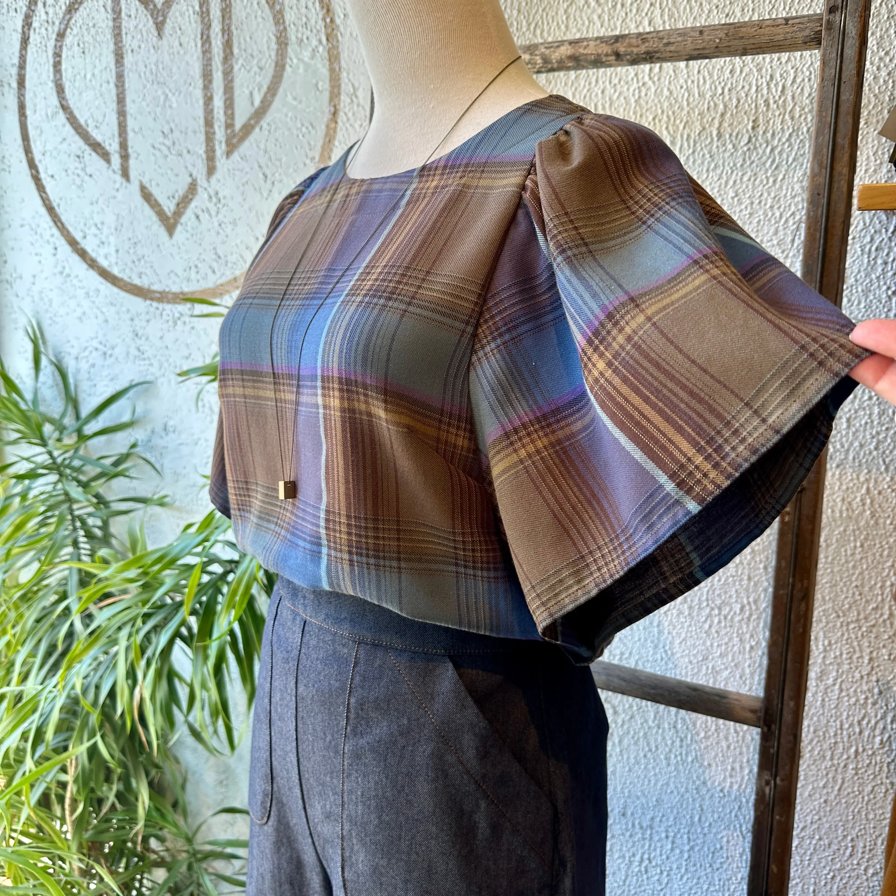Cokluch // Divine Top Plaid sold by Coal Miner's Daughter product image thumbnail 3