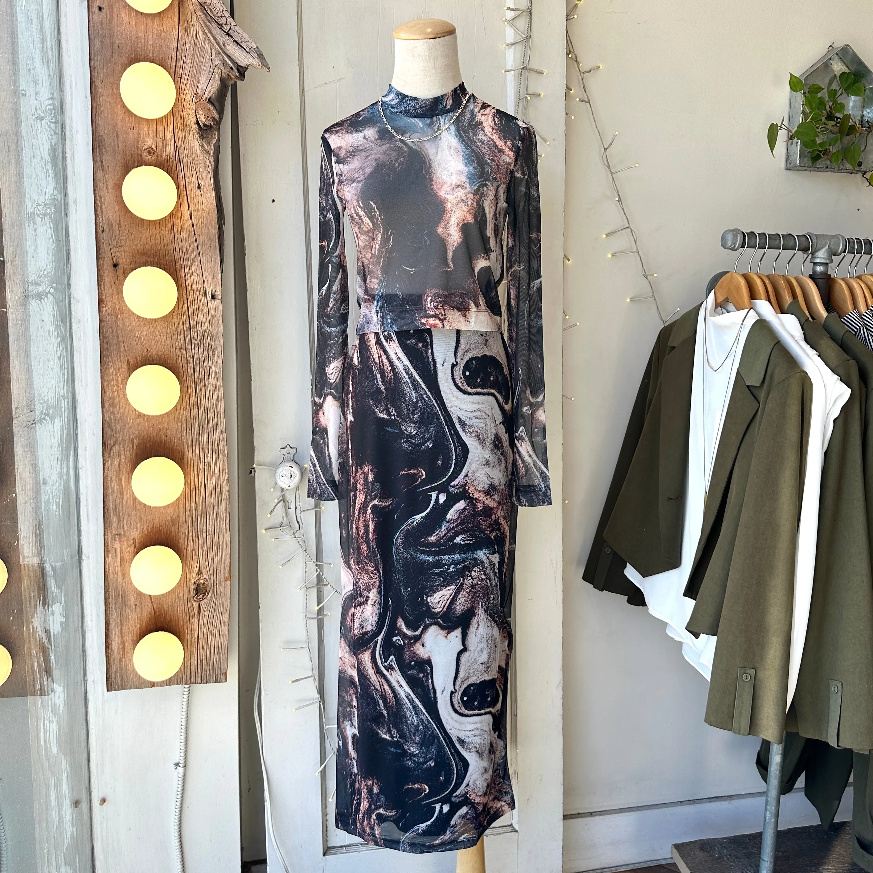 Minimum // Elenia Galaxy Skirt sold by Coal Miner's Daughter