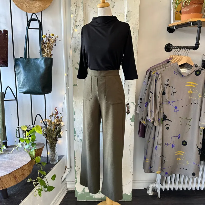 Meemoza // Warhol Pants Olive sold by Coal Miner's Daughter