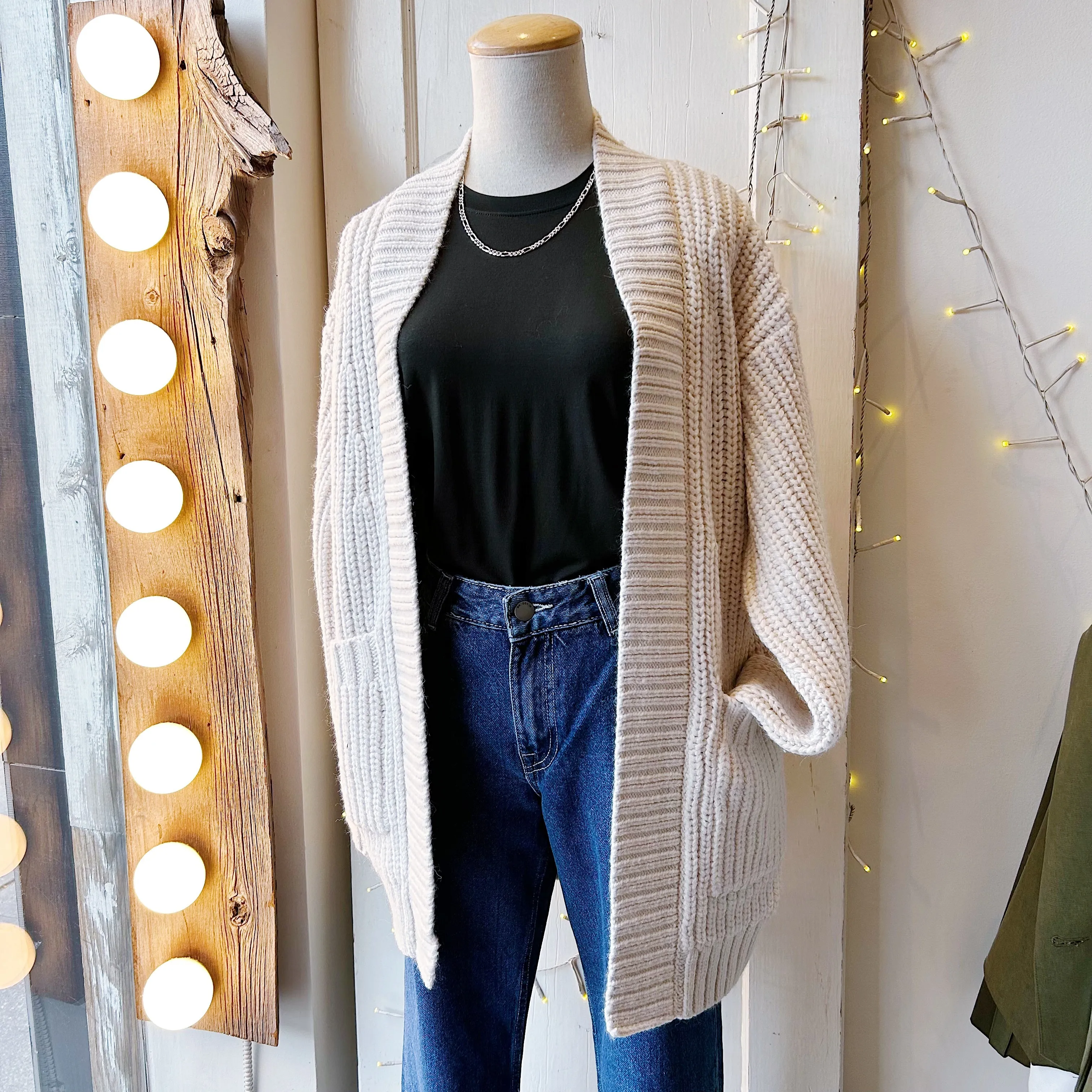 Gentle Fawn // Lauren Cardigan Cream sold by Coal Miner's Daughter