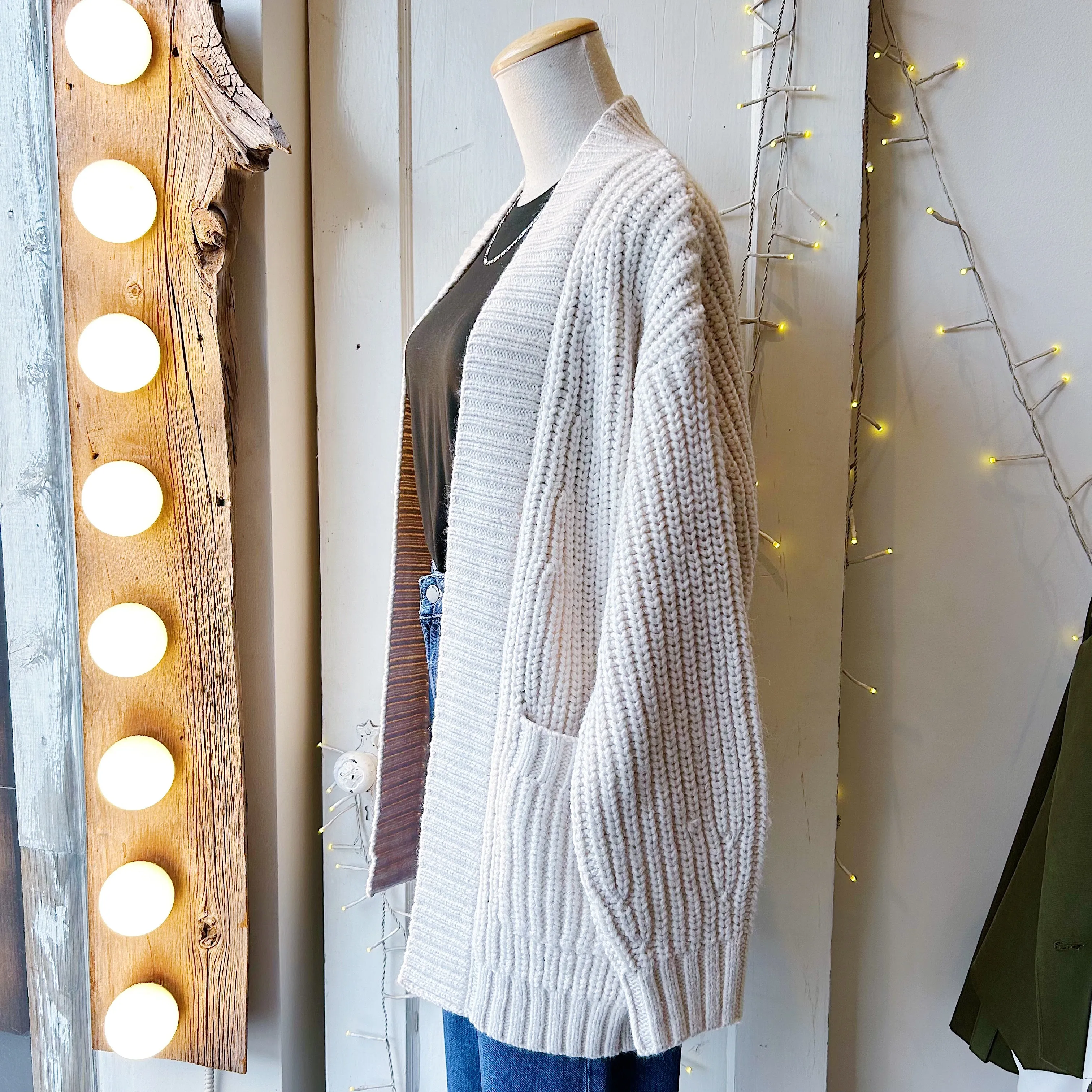 Gentle Fawn // Lauren Cardigan Cream sold by Coal Miner's Daughter product image thumbnail 2