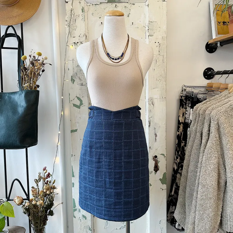 Cokluch // Wisdom Skirt Denim sold by Coal Miner's Daughter