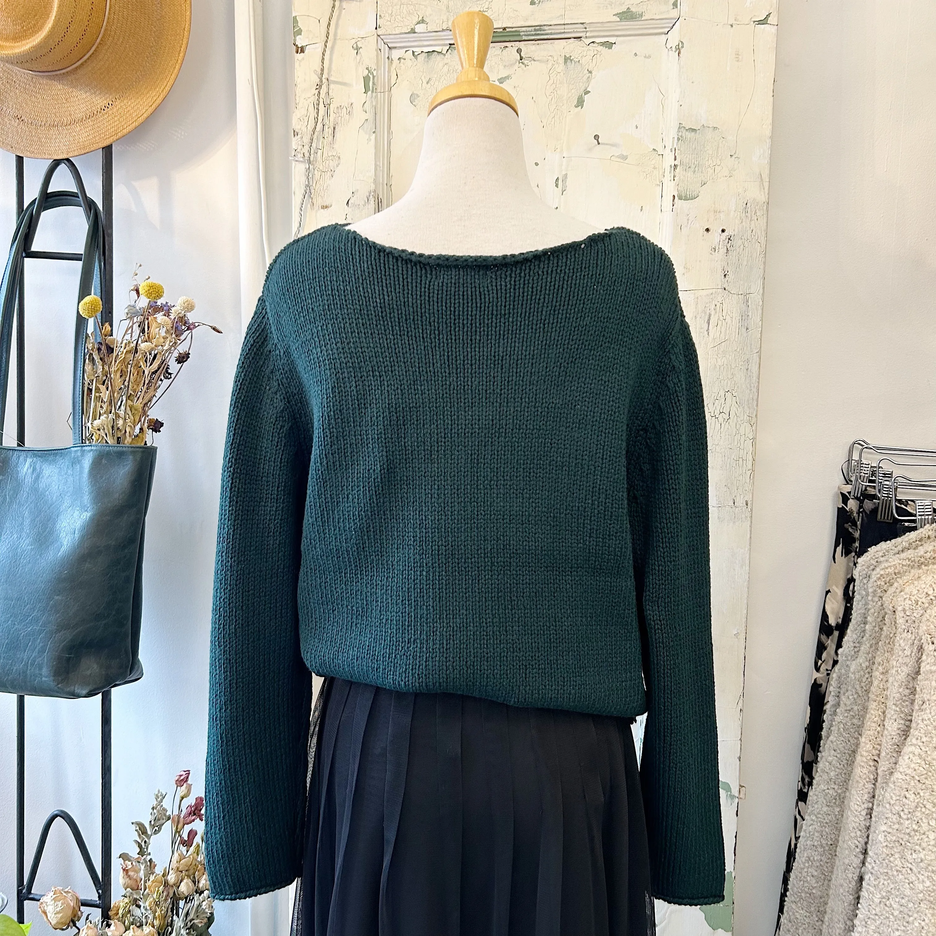 Naïf // Agathe Sweater Forest Green sold by Coal Miner's Daughter product image thumbnail 3