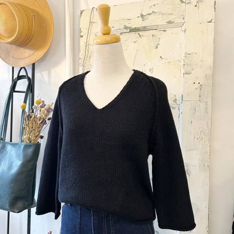 Naïf // Estelle Sweater Black sold by Coal Miner's Daughter
