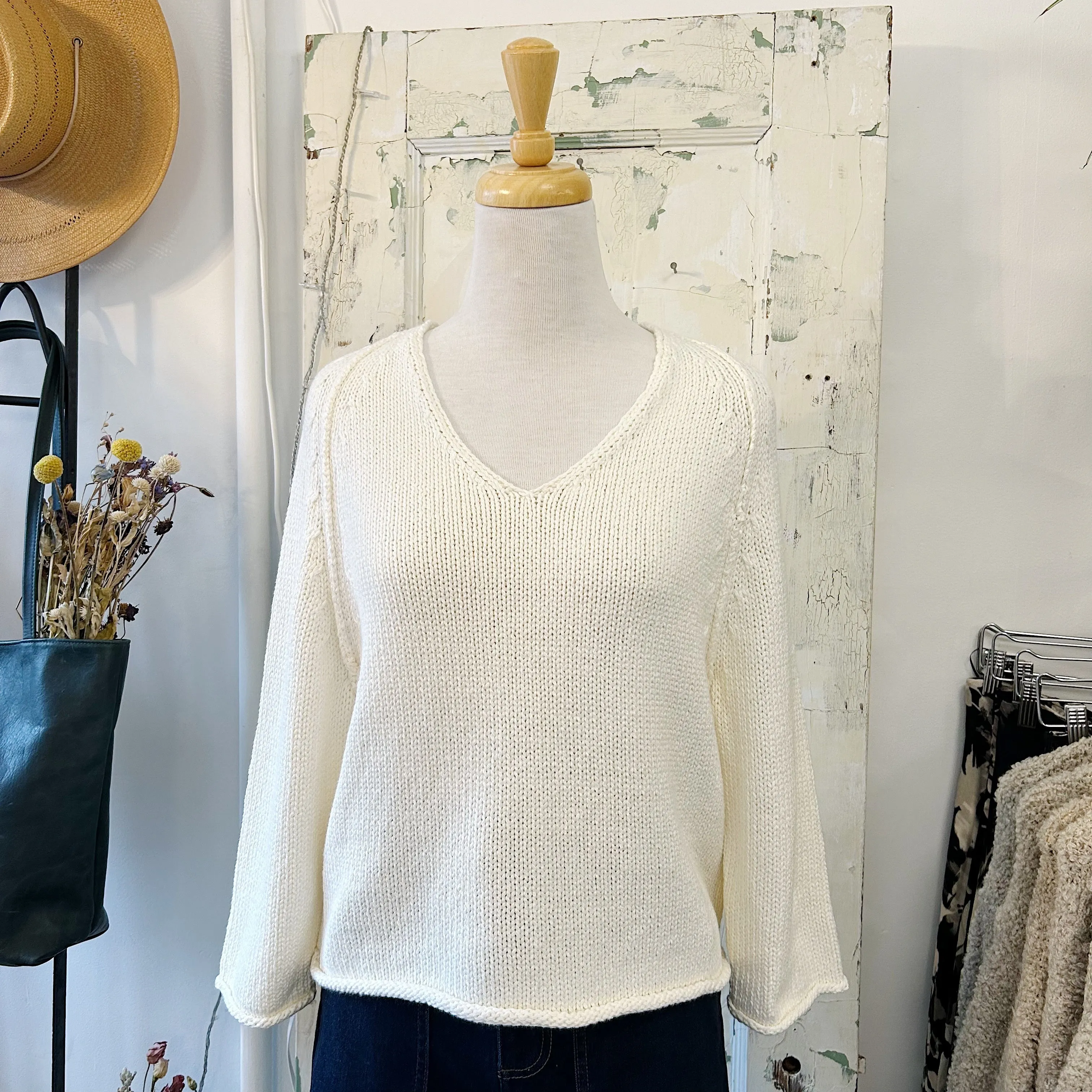 Naïf // Estelle Sweater Ivory sold by Coal Miner's Daughter product image thumbnail 2