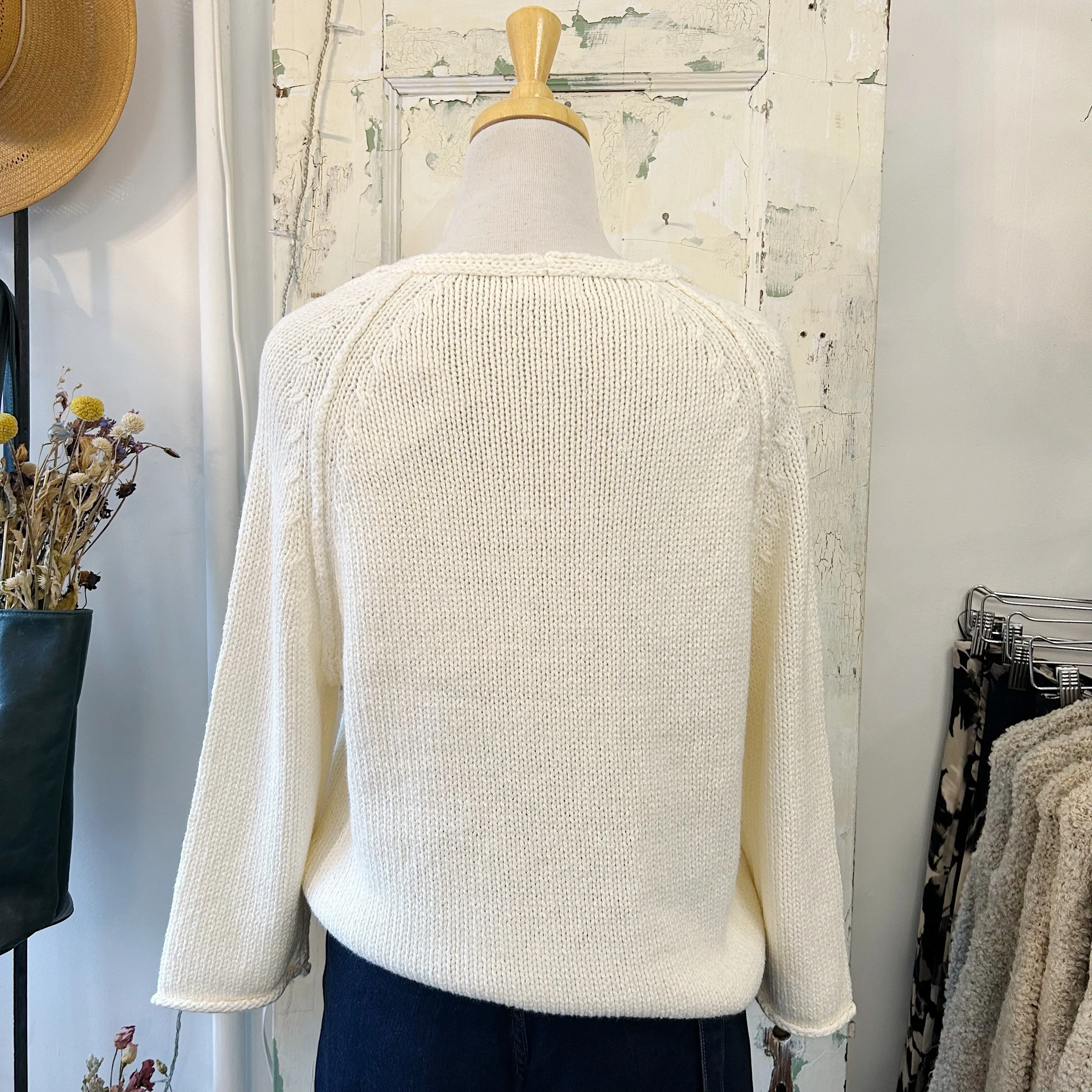 Naïf // Estelle Sweater Ivory sold by Coal Miner's Daughter product image thumbnail 3