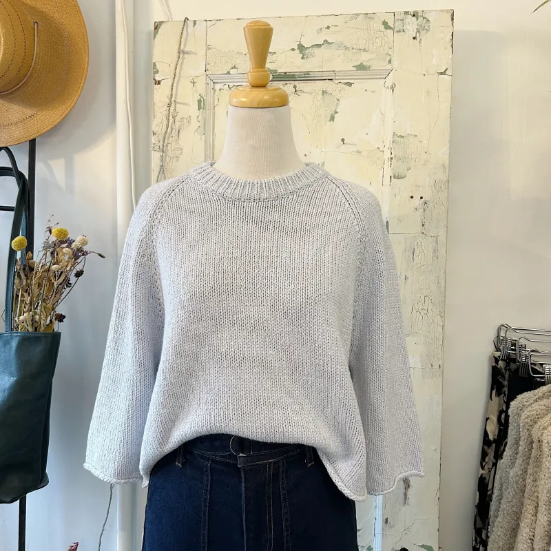 Naïf // Jeanne Sweater Blue Melange sold by Coal Miner's Daughter