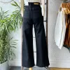 Yoga Jeans // Lily High Rise Wide Black sold by Coal Miner's Daughter