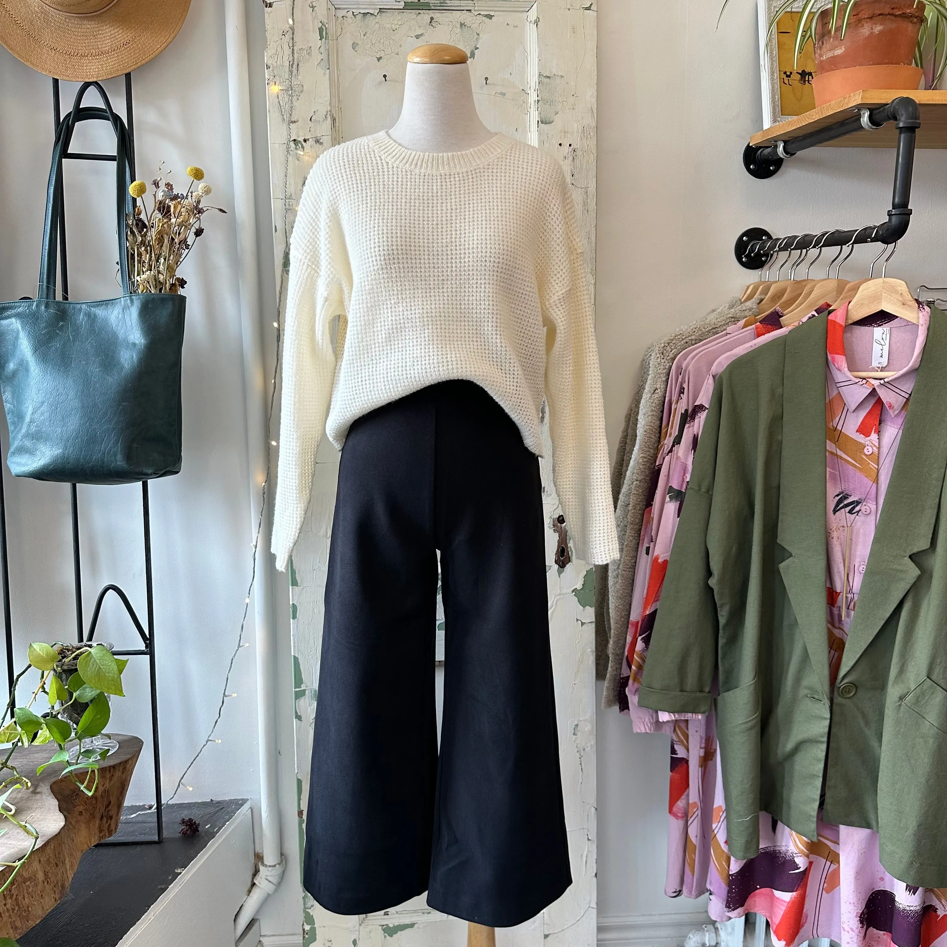 Pink Martini // Tobi Sweater Off-White sold by Coal Miner's Daughter product image thumbnail 2