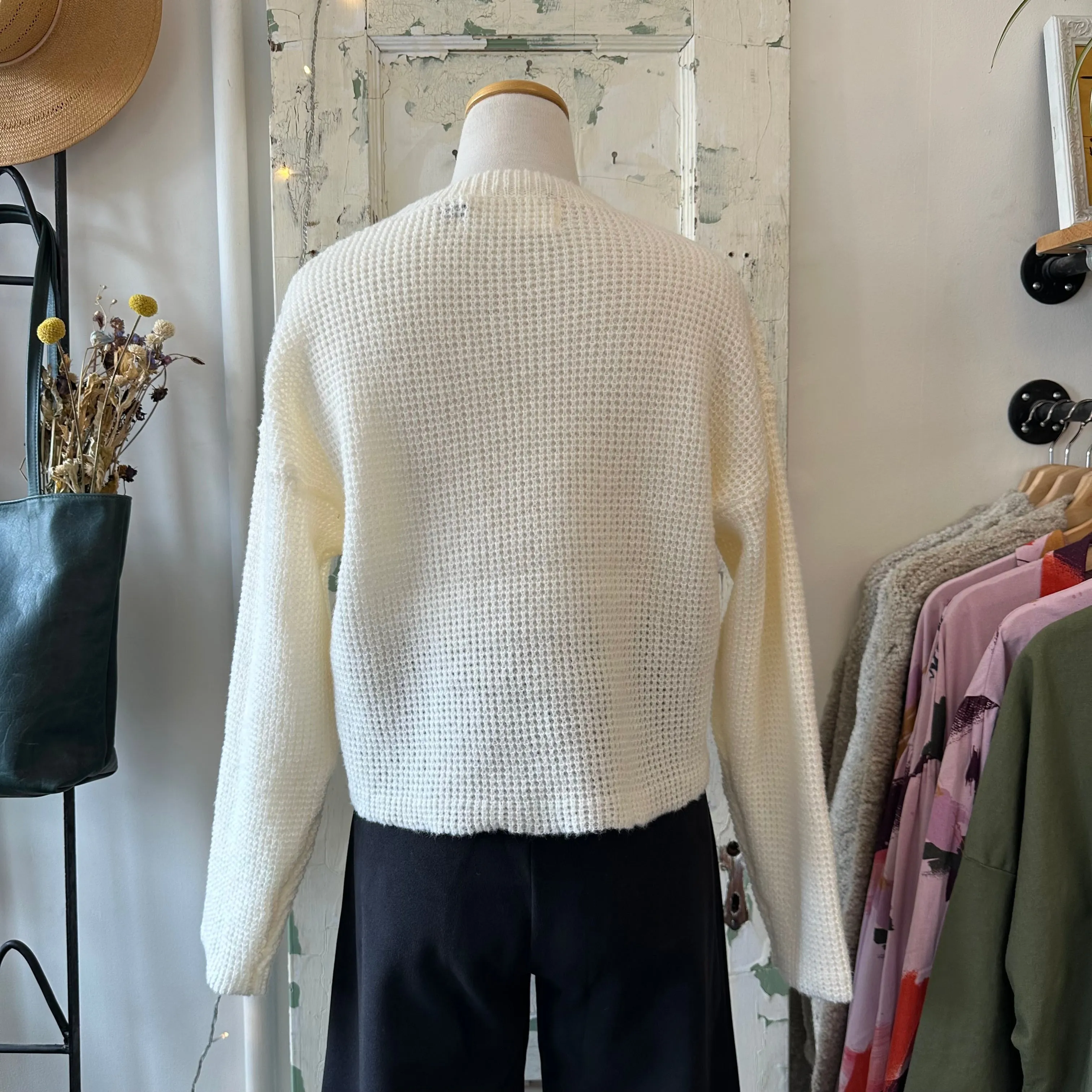 Pink Martini // Tobi Sweater Off-White sold by Coal Miner's Daughter product image thumbnail 4