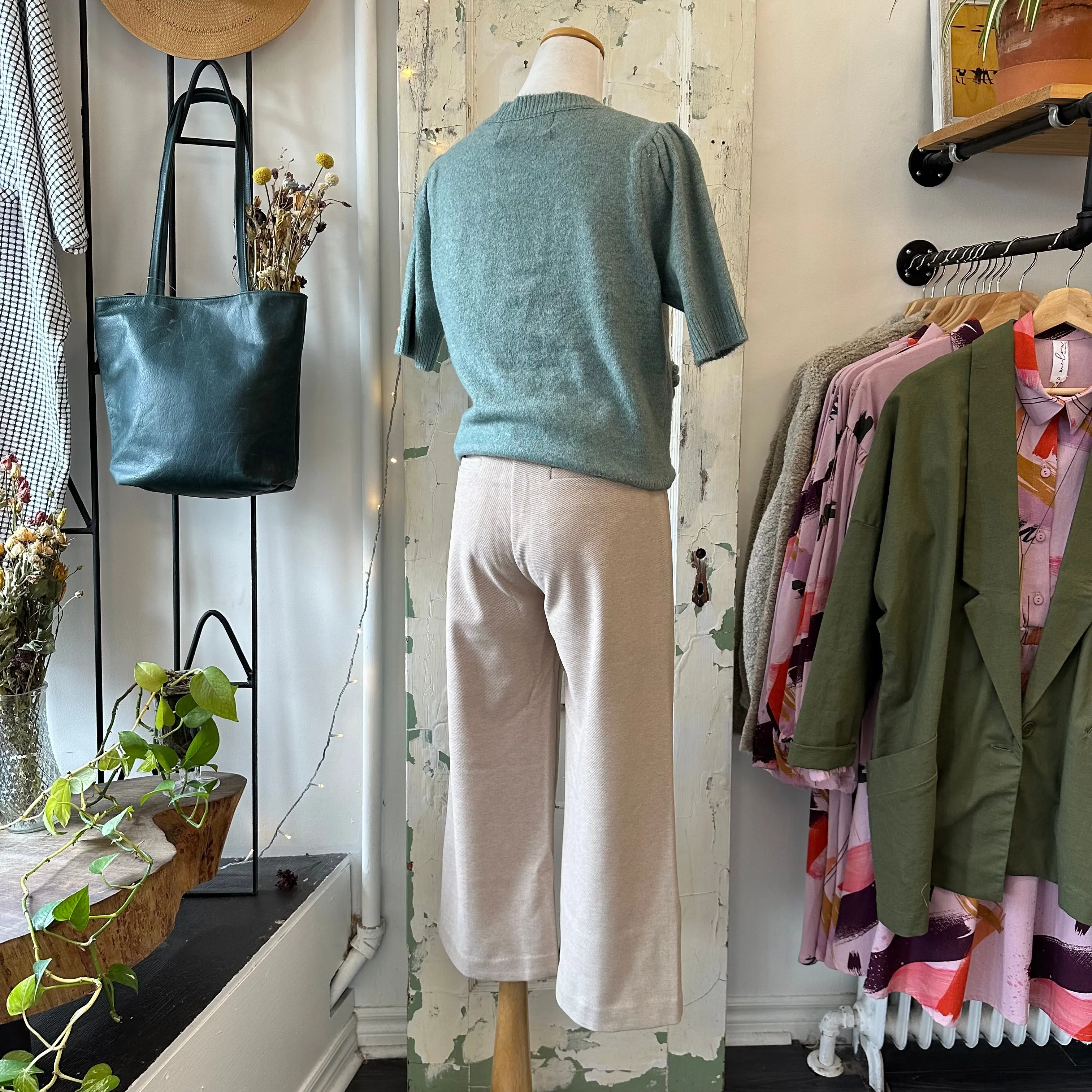 Pink Martini // Nadia Pants Beige sold by Coal Miner's Daughter product image thumbnail 2