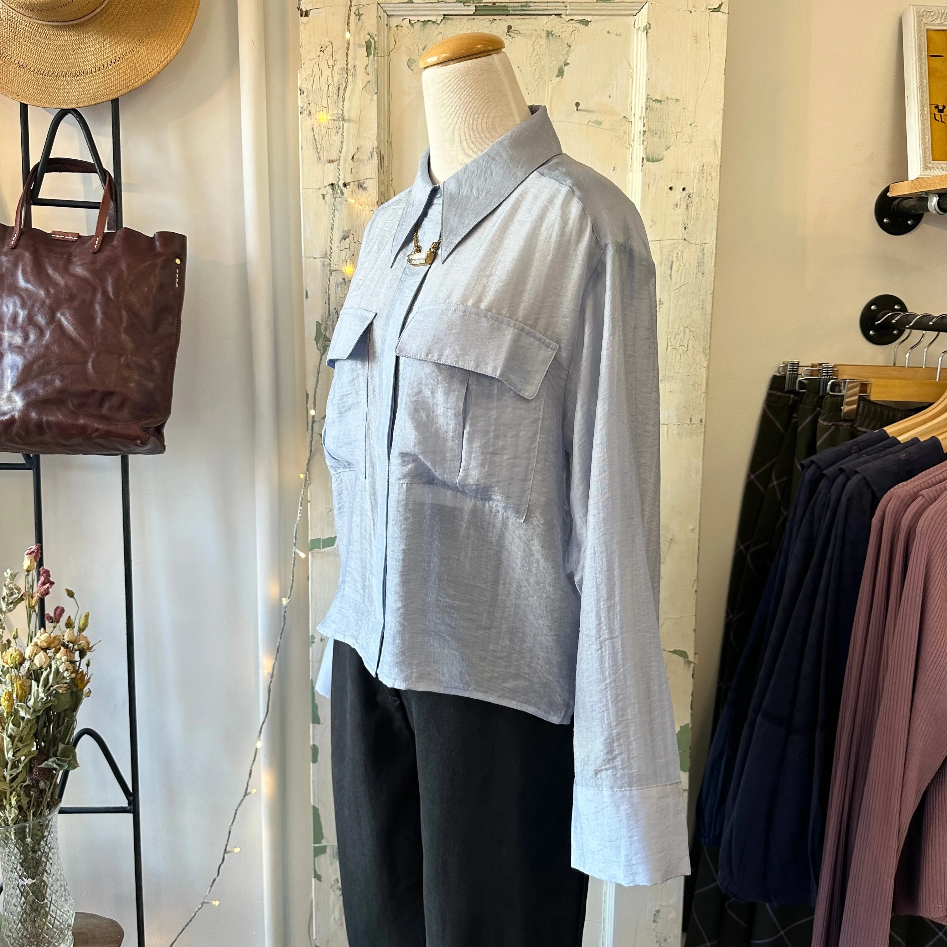 Minimum // Kiras Shirt Winter Sky sold by Coal Miner's Daughter product image thumbnail 3