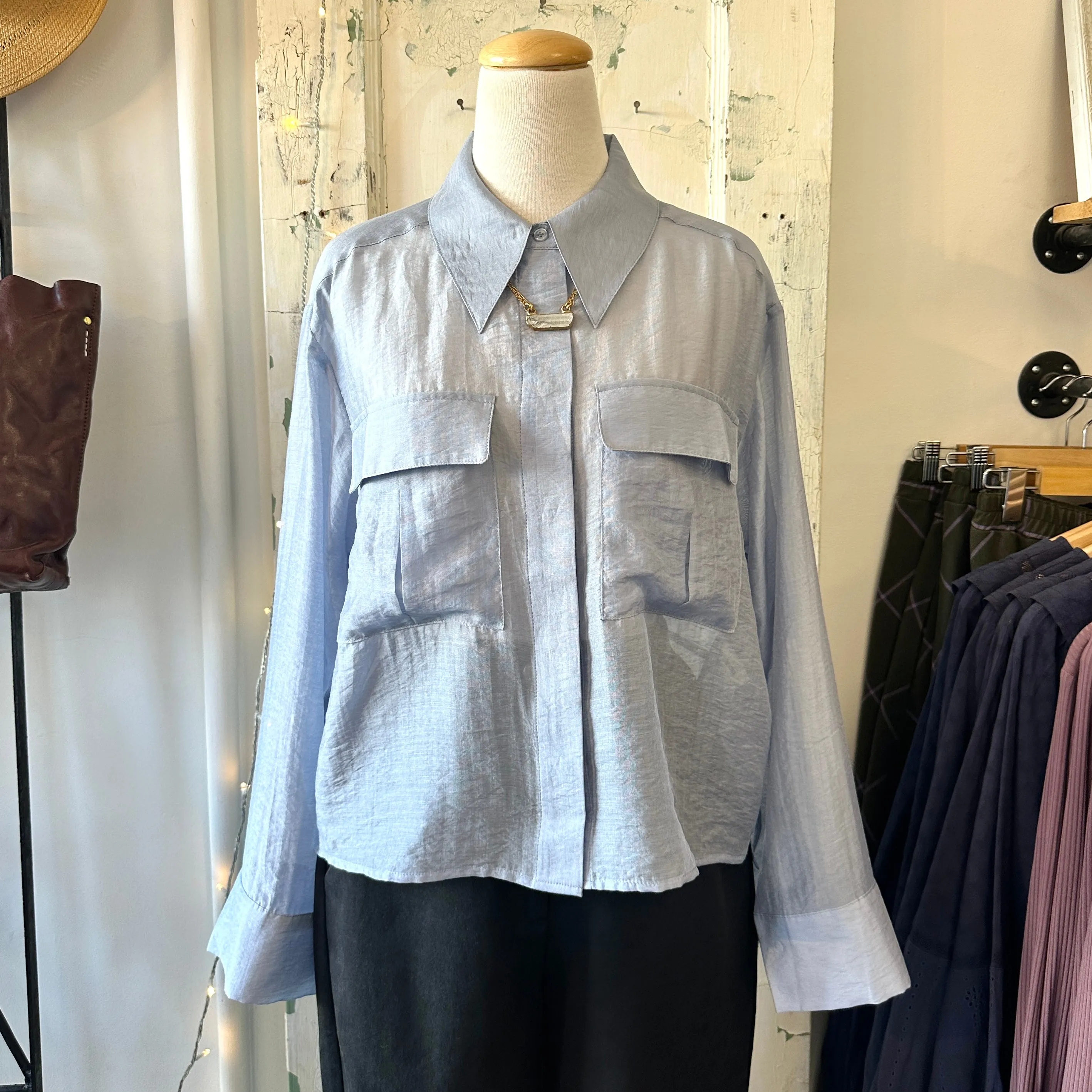 Minimum // Kiras Shirt Winter Sky sold by Coal Miner's Daughter product image thumbnail 4