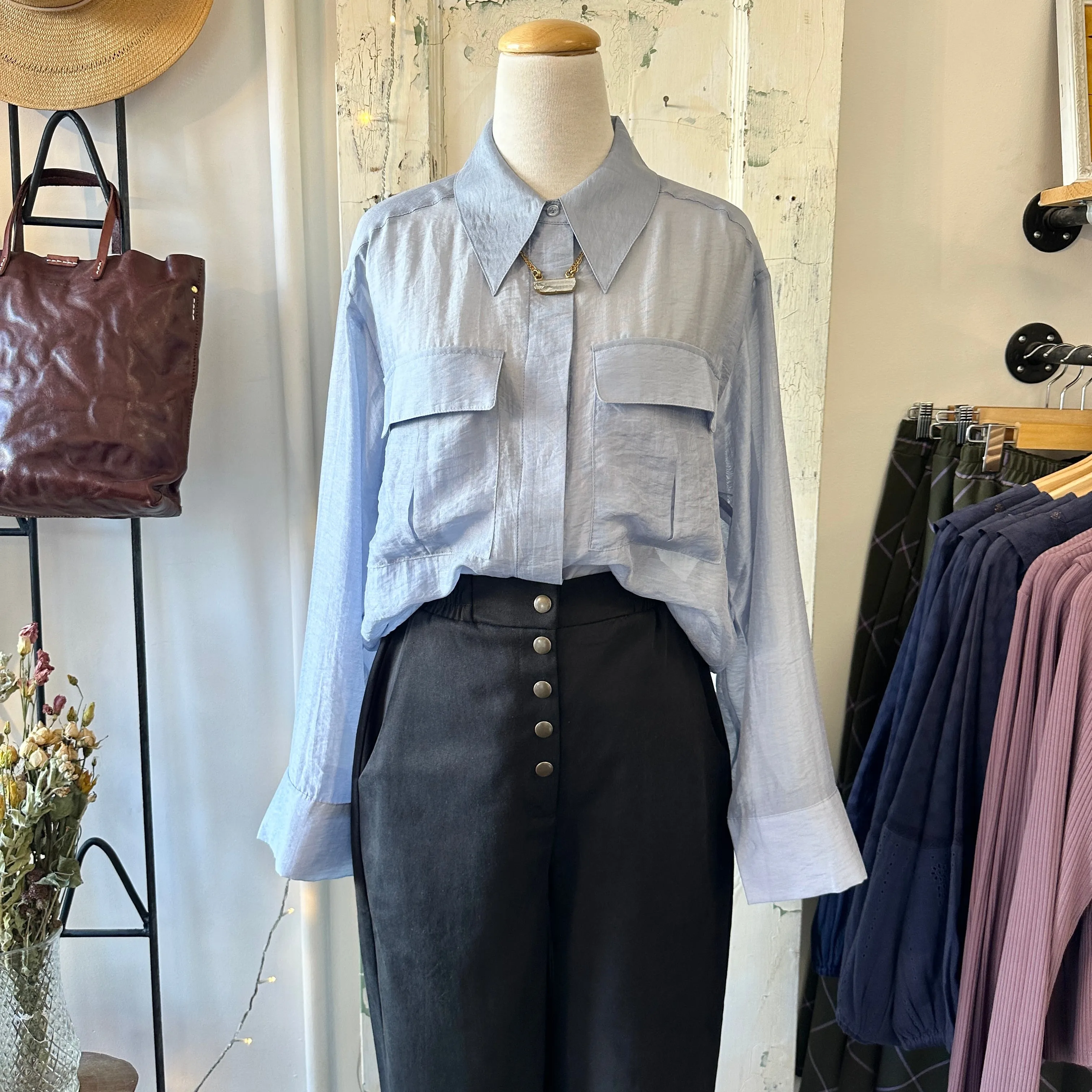 Minimum // Kiras Shirt Winter Sky sold by Coal Miner's Daughter