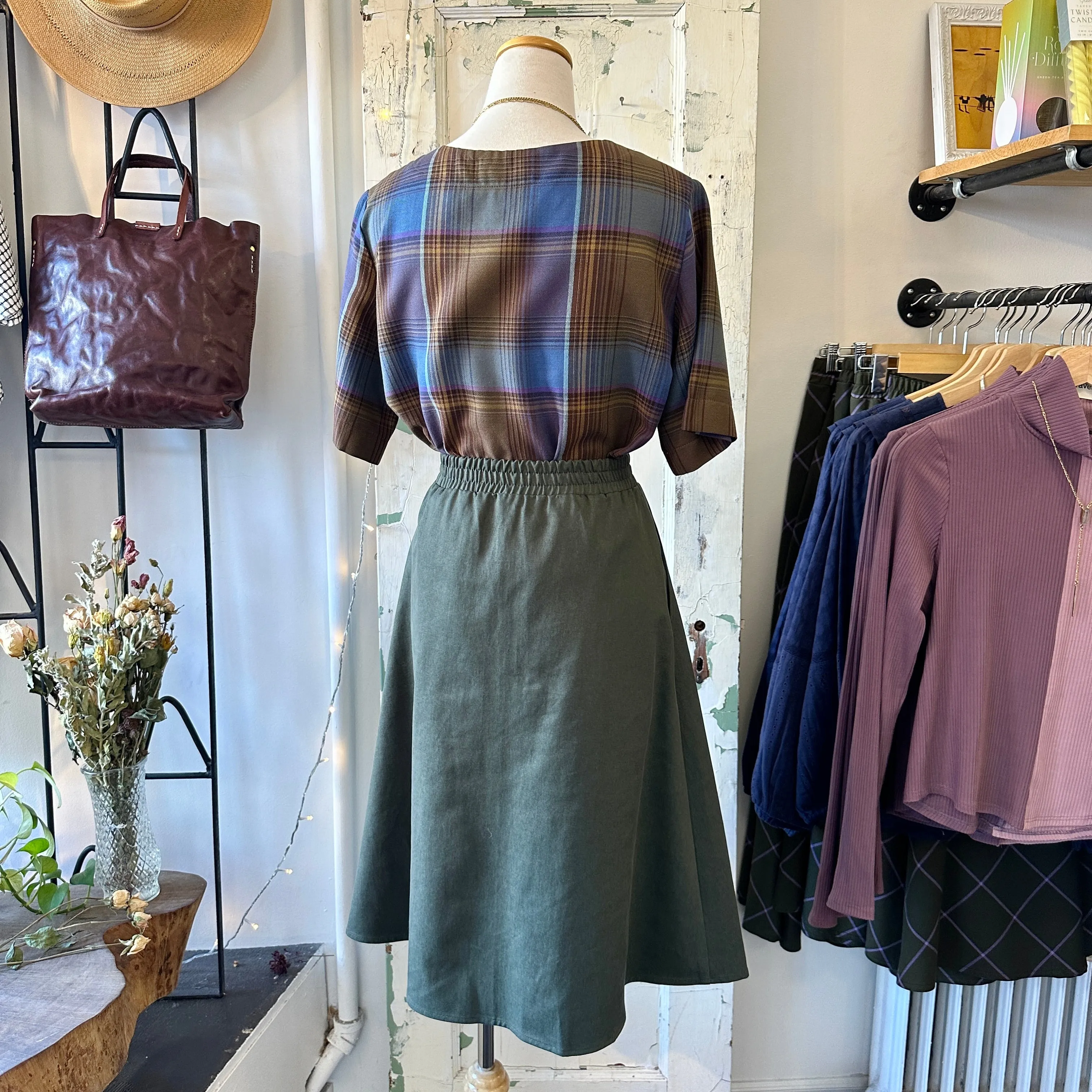 Melow // Janette Skirt Cypress sold by Coal Miner's Daughter product image thumbnail 3