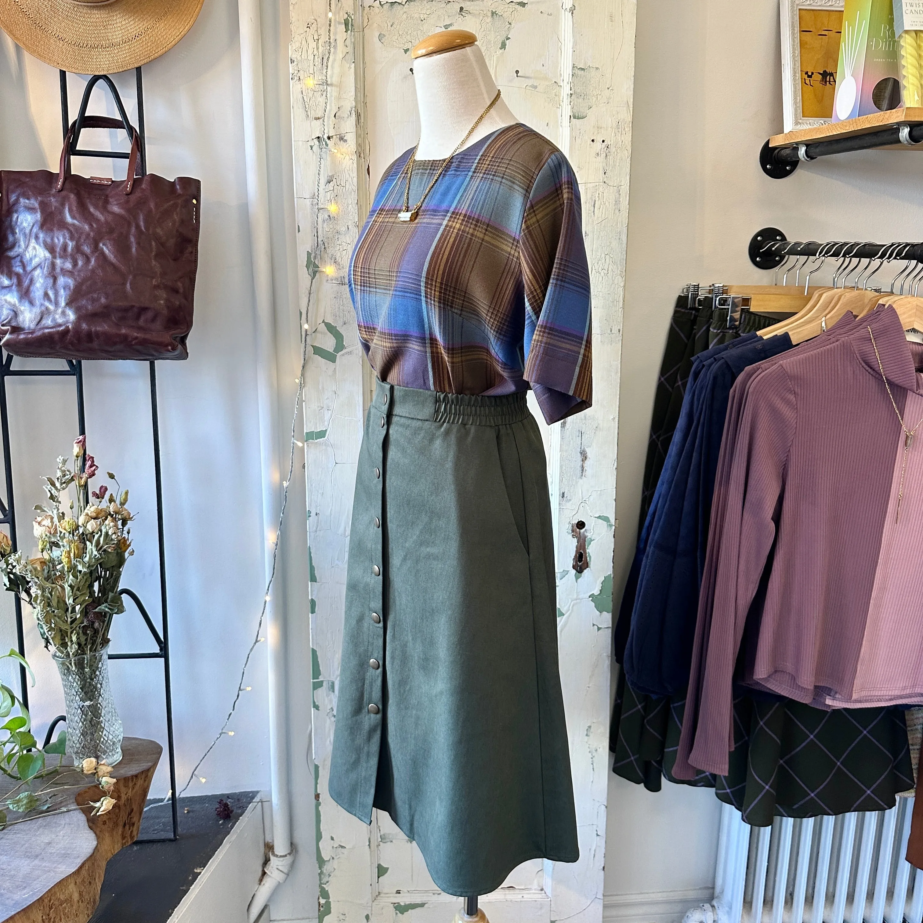 Melow // Janette Skirt Cypress sold by Coal Miner's Daughter product image thumbnail 2