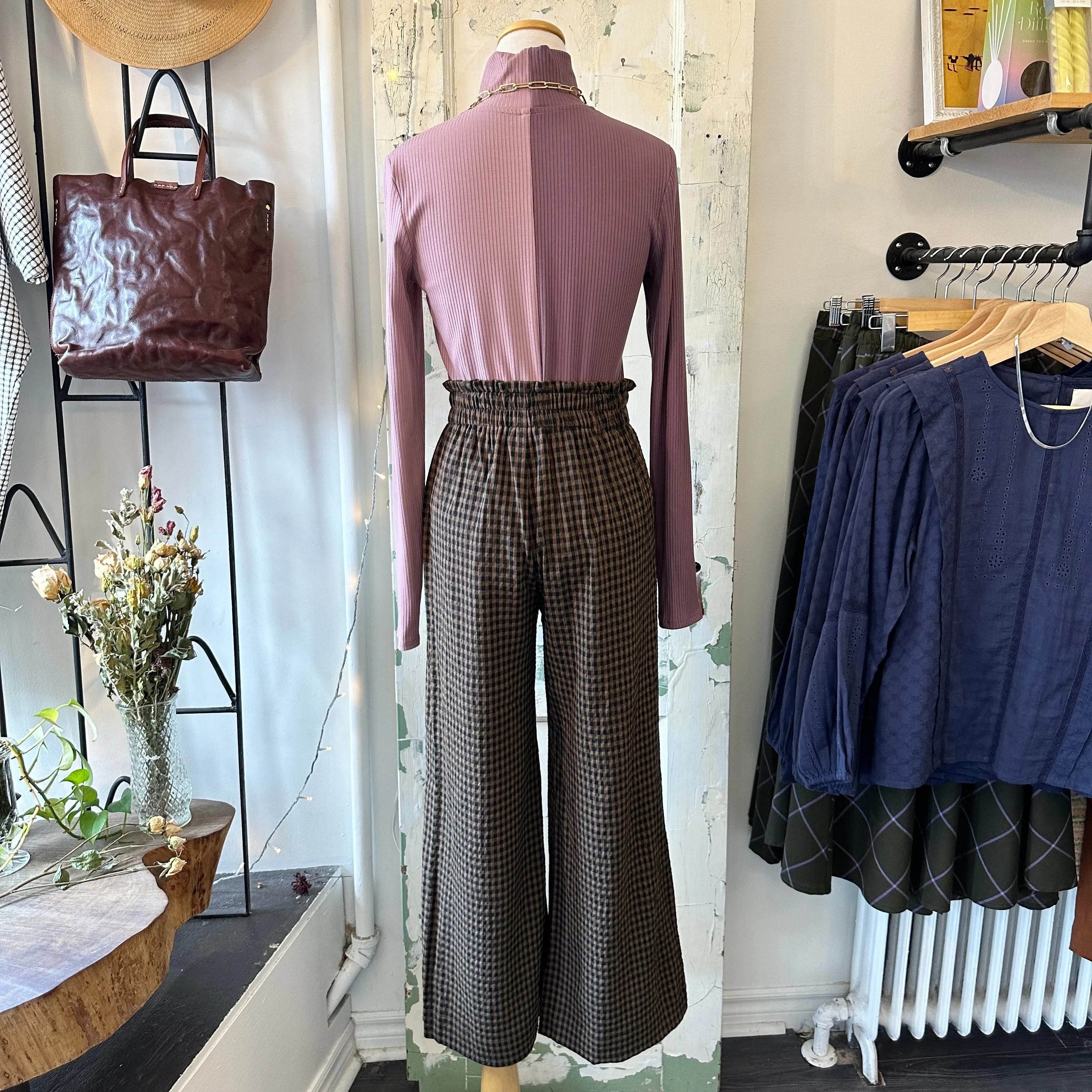 Indi & Cold // Camel Check Pants sold by Coal Miner's Daughter product image thumbnail 4