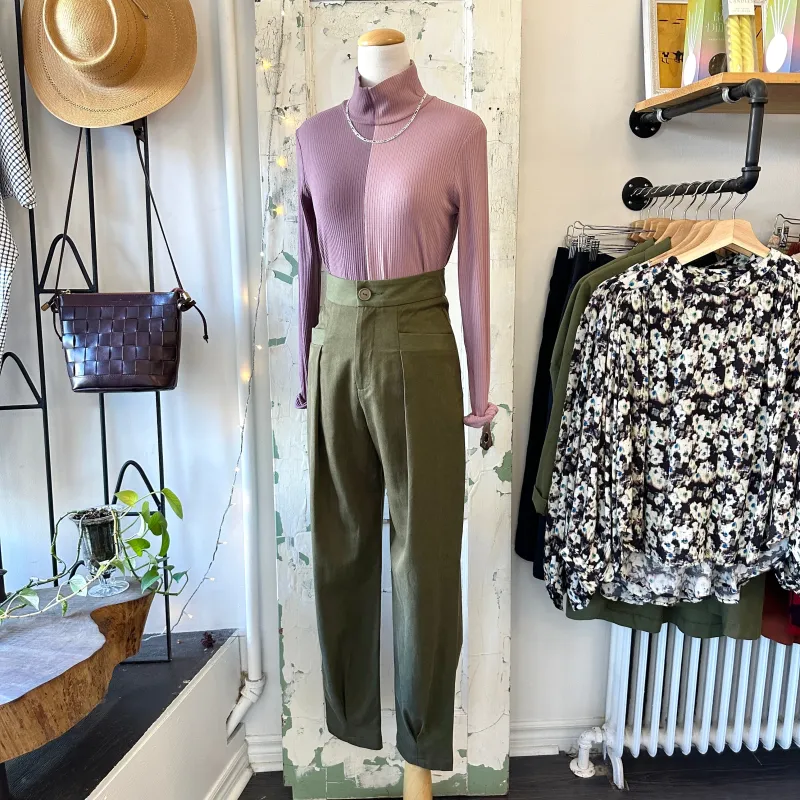 Eve Gravel // Osorno Pants Khaki sold by Coal Miner's Daughter